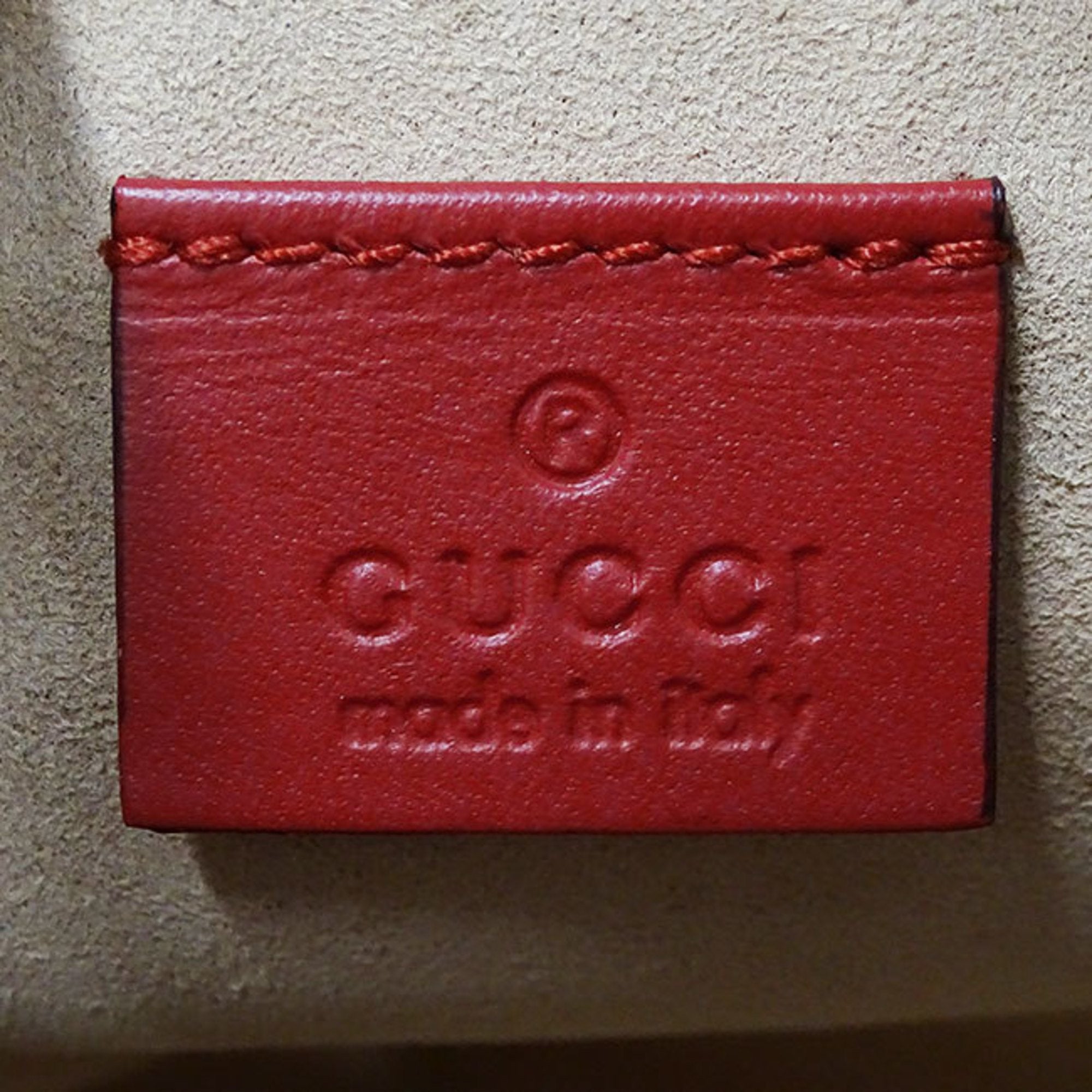 Gucci Blue Red Color Pvc Handbag Shoulder Bag (Pre-Owned)