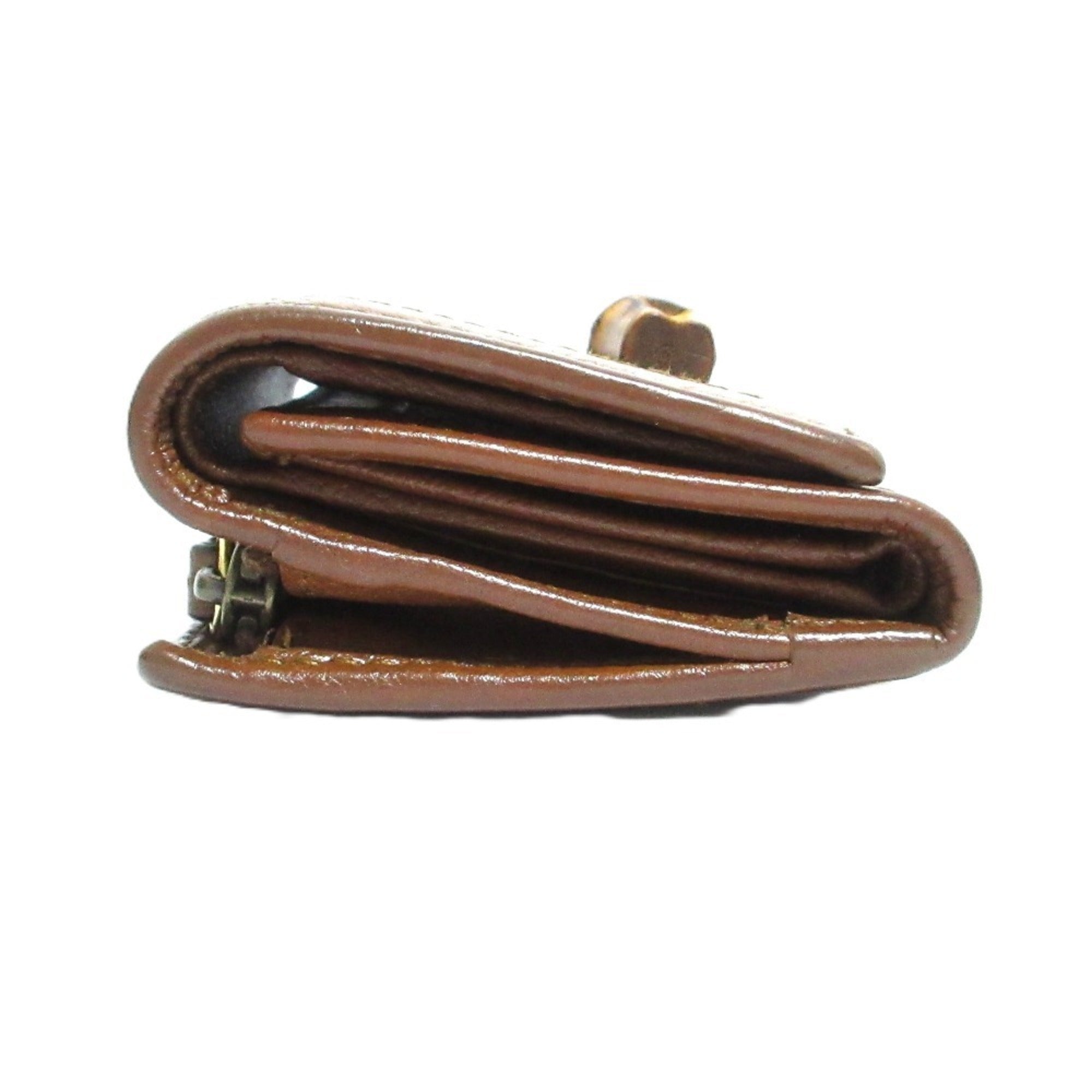Gucci Bamboo Brown Wallet (Tri-Fold) (Pre-Owned)