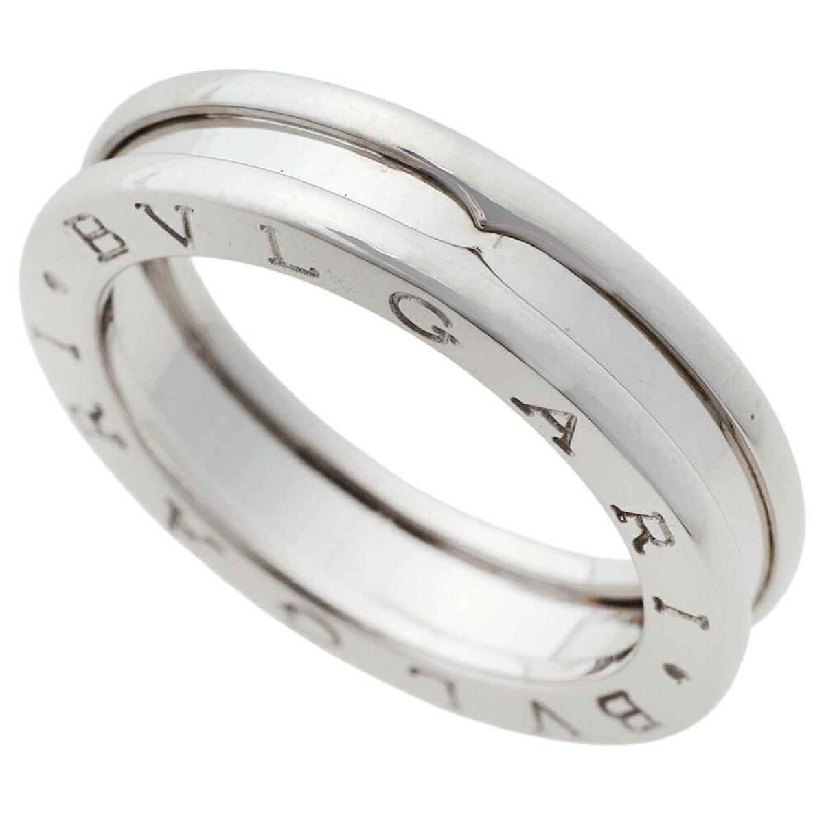 Bvlgari White Gold White Gold (18K) Band Ring (Pre-Owned)