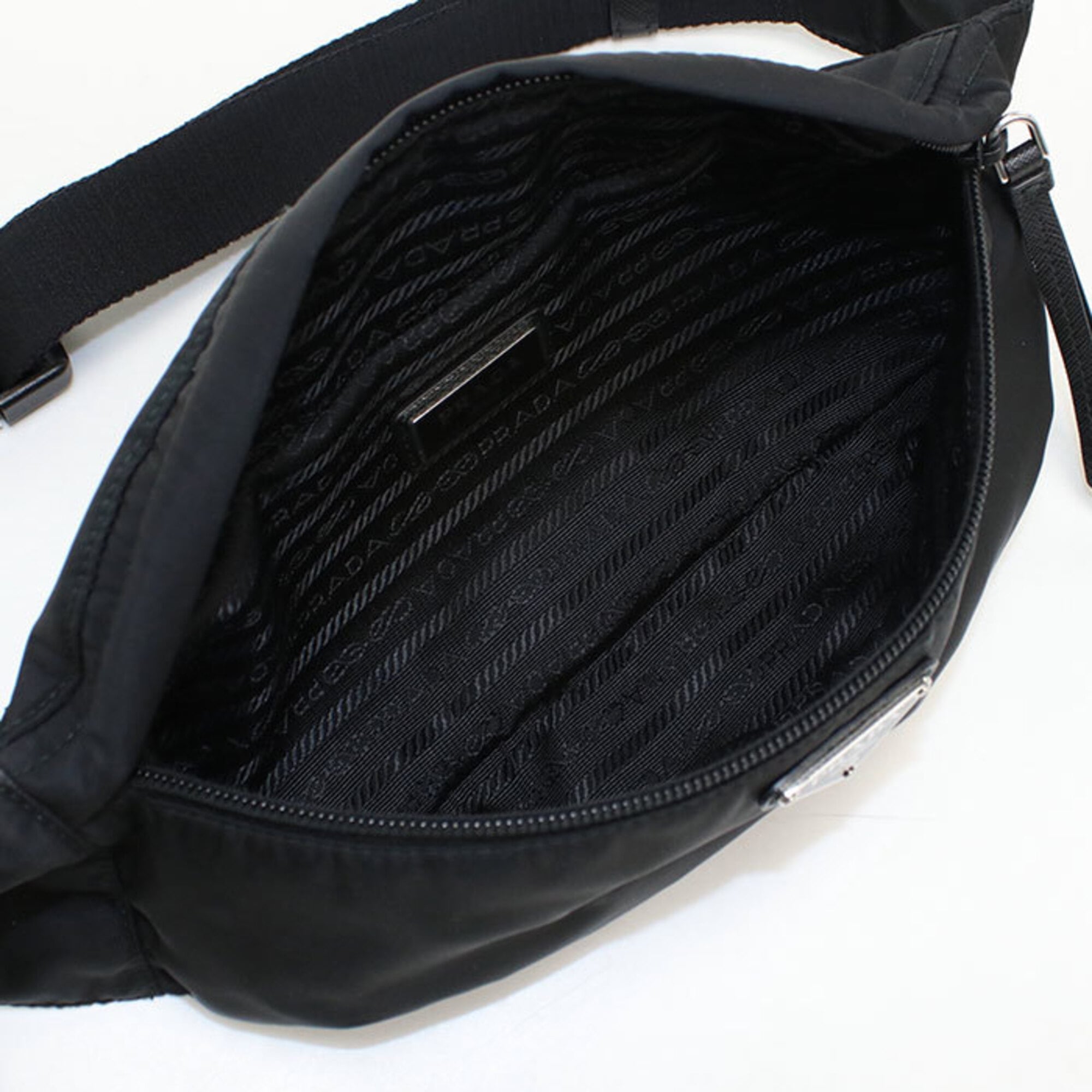 Prada Black Nylon Sling Bag (Pre-Owned)