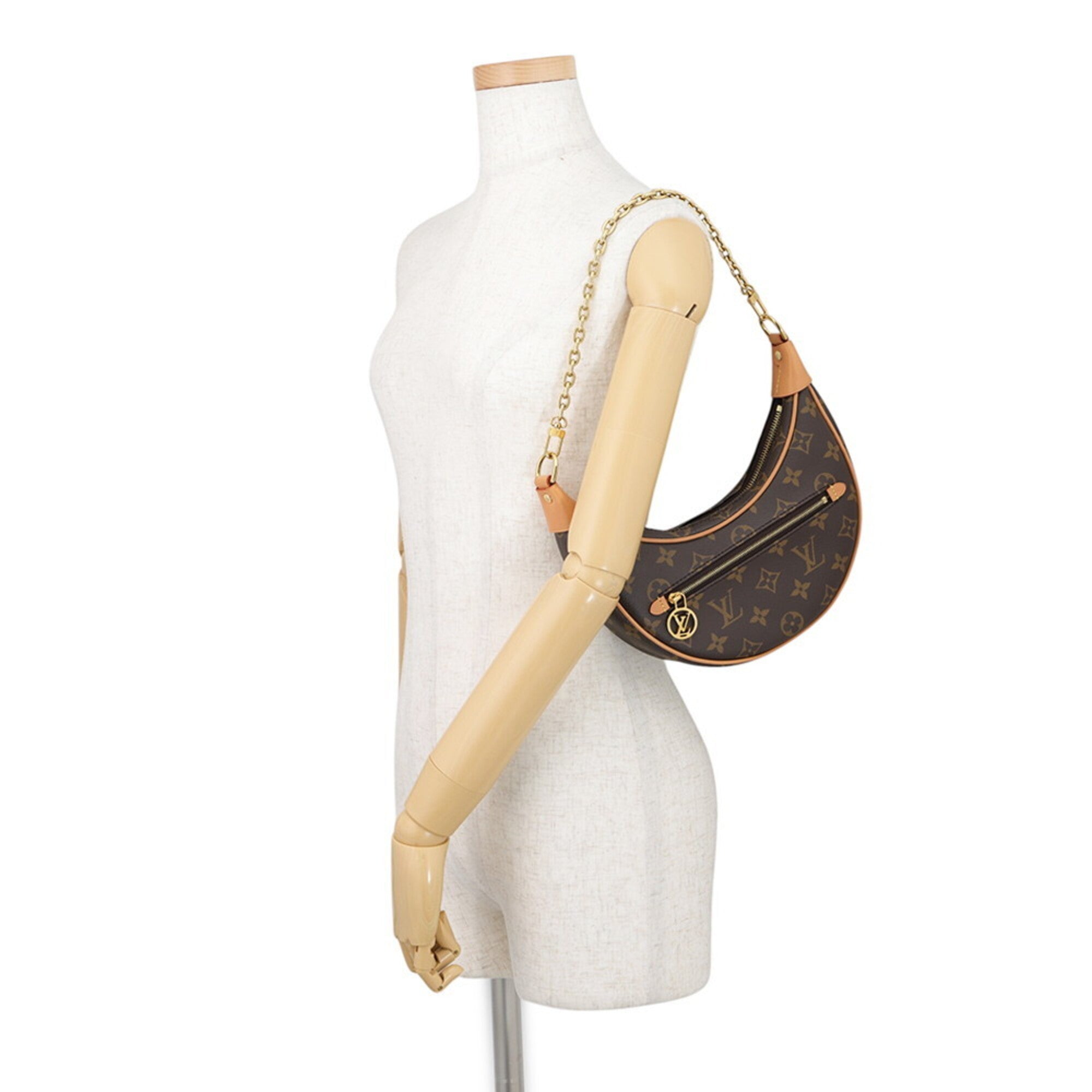 Louis Vuitton Monogram Beige Monogram Handbag Shoulder Bag (Pre-Owned)