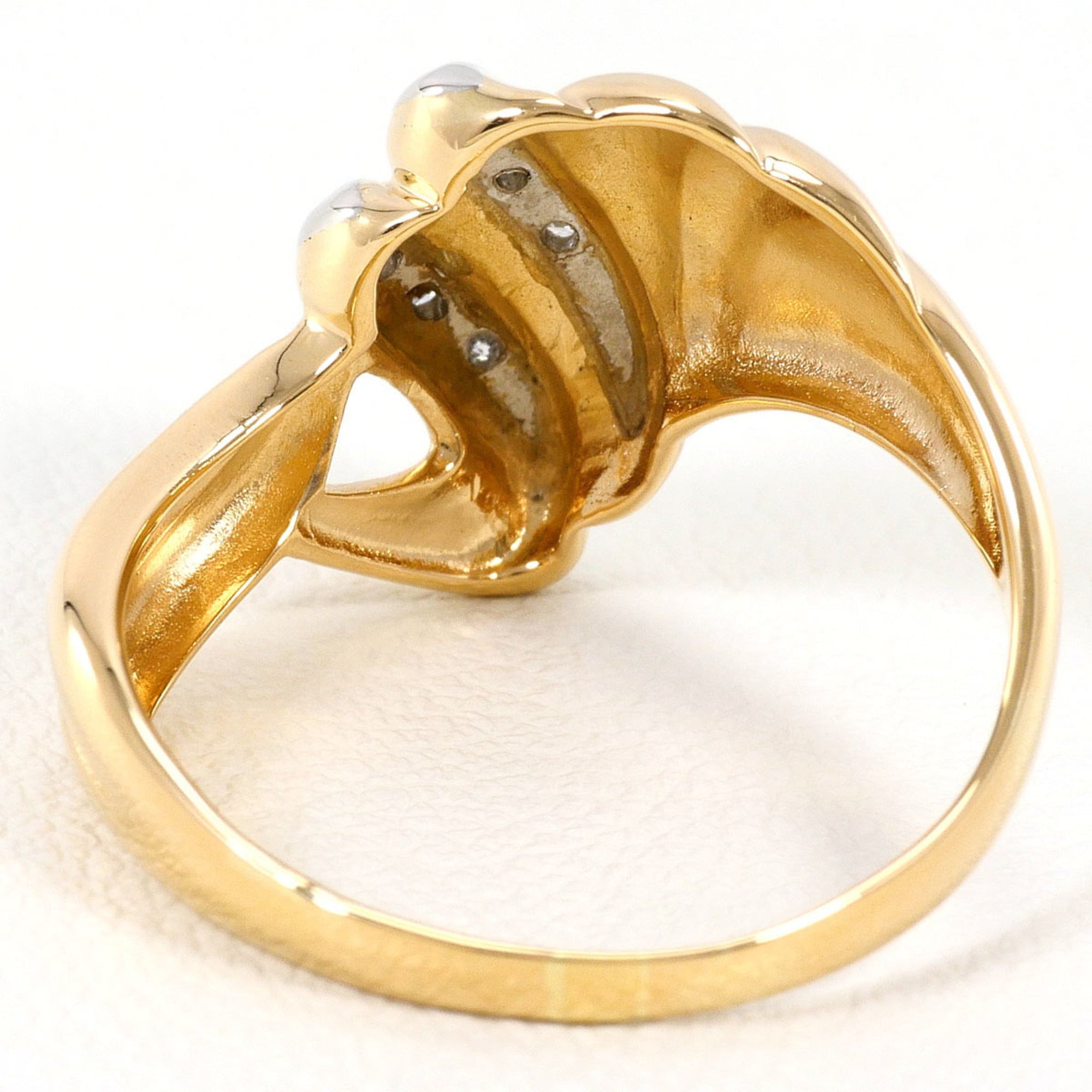Unbranded Platinum Yellow Gold Yellow Gold (18K) Platinum 900 Band Ring (Pre-Owned)