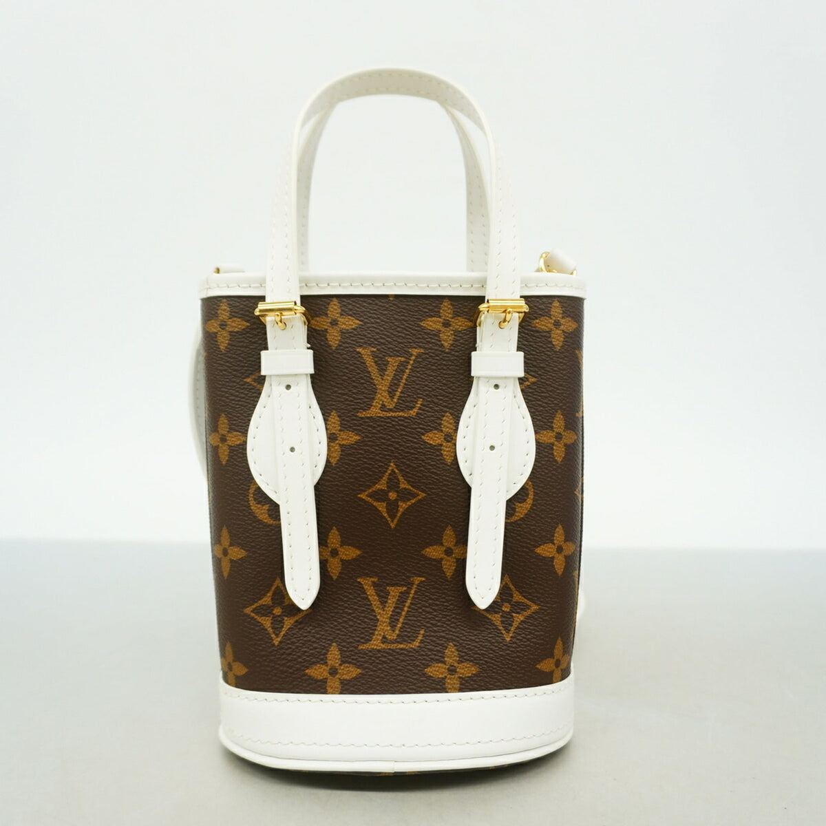 Louis Vuitton Brown White Handbag (Pre-Owned)