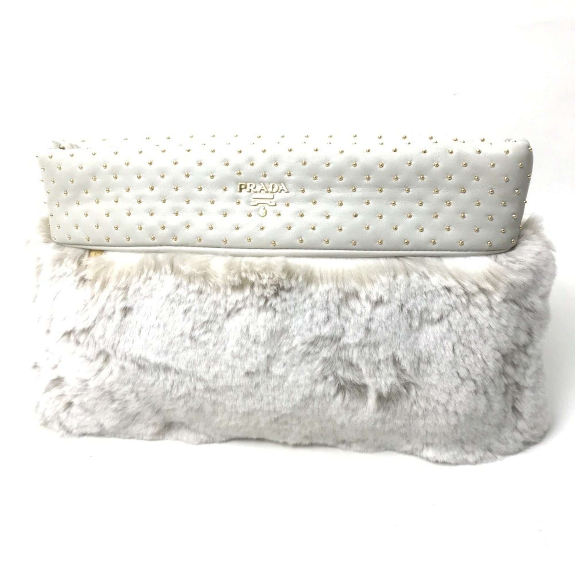 Prada White Other Clutch Bag (Pre-Owned)