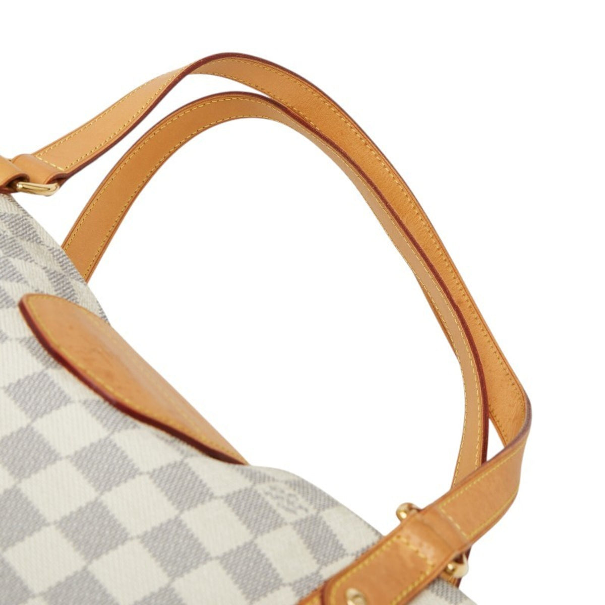 Louis Vuitton Ivory White Pvc Leather Handbag Tote Bag (Pre-Owned)