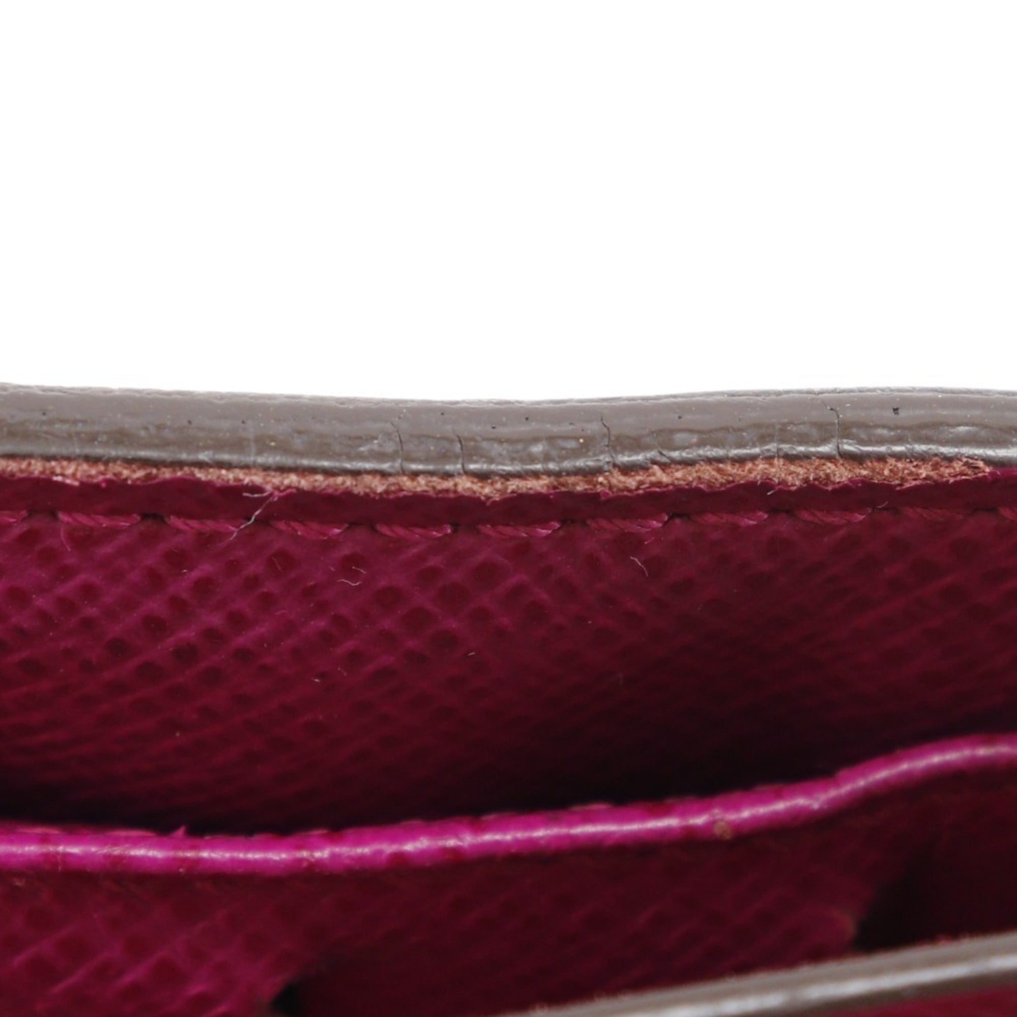 Louis Vuitton Brown Fuchsia Monogram Pink Monogram Wallet (Bi-Fold) (Pre-Owned)