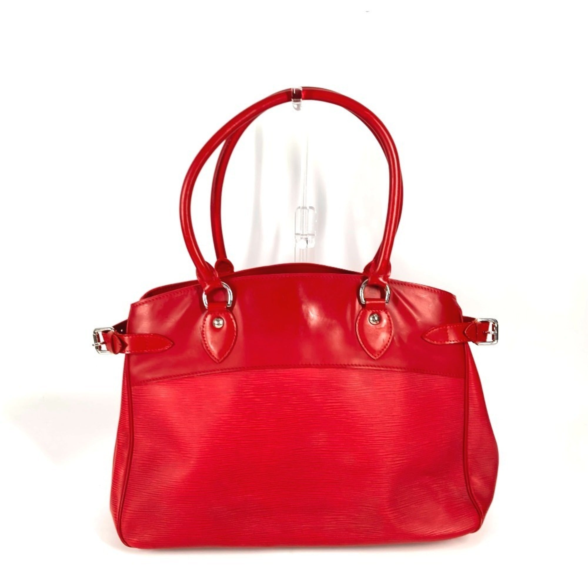 Louis Vuitton Red Color Epi Leather Handbag Shoulder Bag Tote Bag (Pre-Owned)