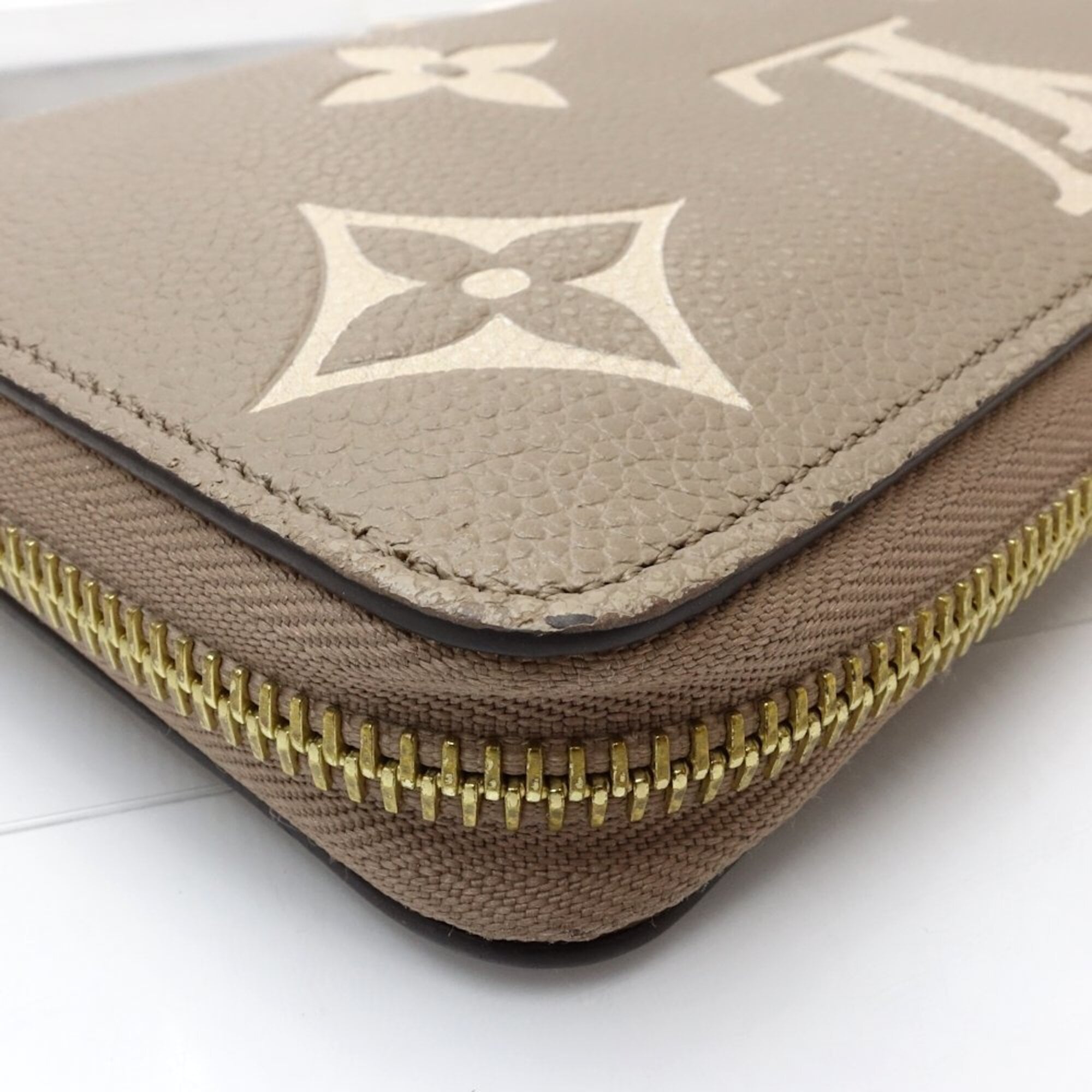 Louis Vuitton Monogram Empreinte Tourterelle Monogram Empreinte Long Wallet (Bi-Fold) (Pre-Owned)
