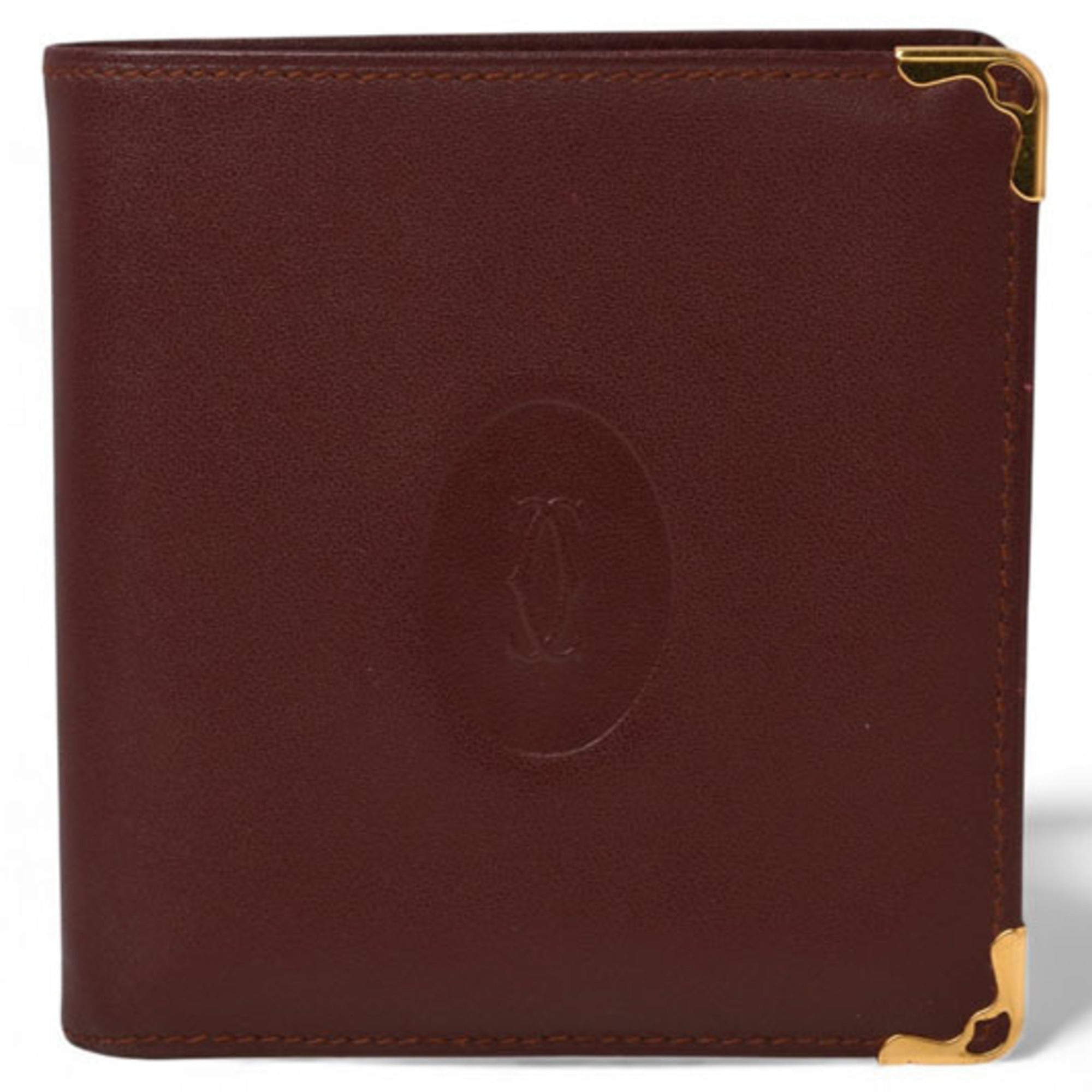 Cartier Must Bordeaux Wallet (Bi-Fold) (Pre-Owned)