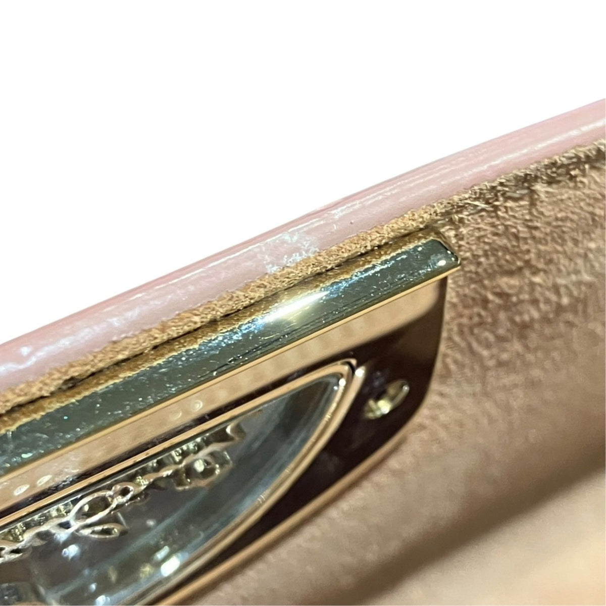 Christian Louboutin Beige Patent Leather Shoulder Bag (Pre-Owned)
