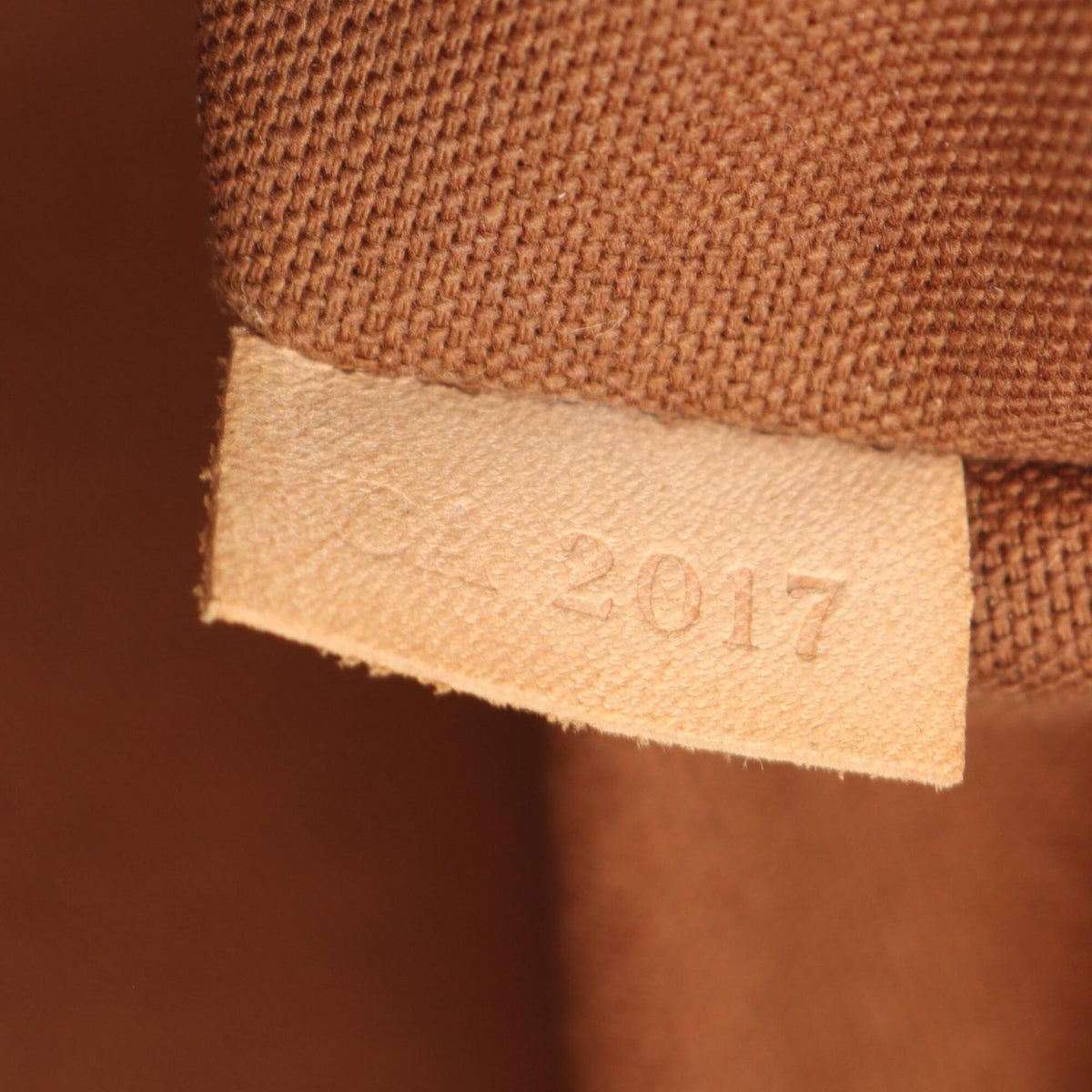 Louis Vuitton Brown Coated Canvas Leather Handbag Shoulder Bag (Pre-Owned)