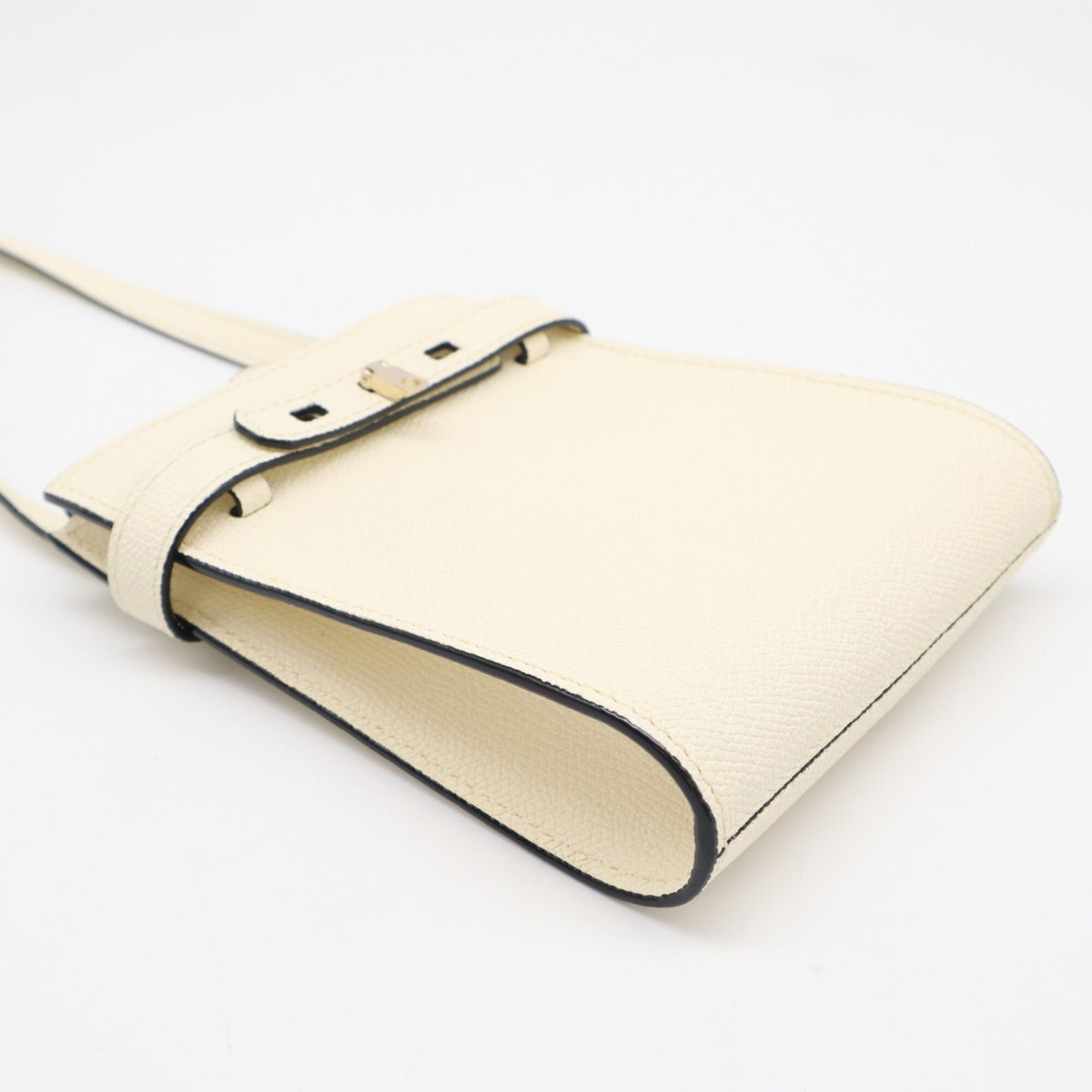 Valextra White Leather Shoulder Bag (Pre-Owned)