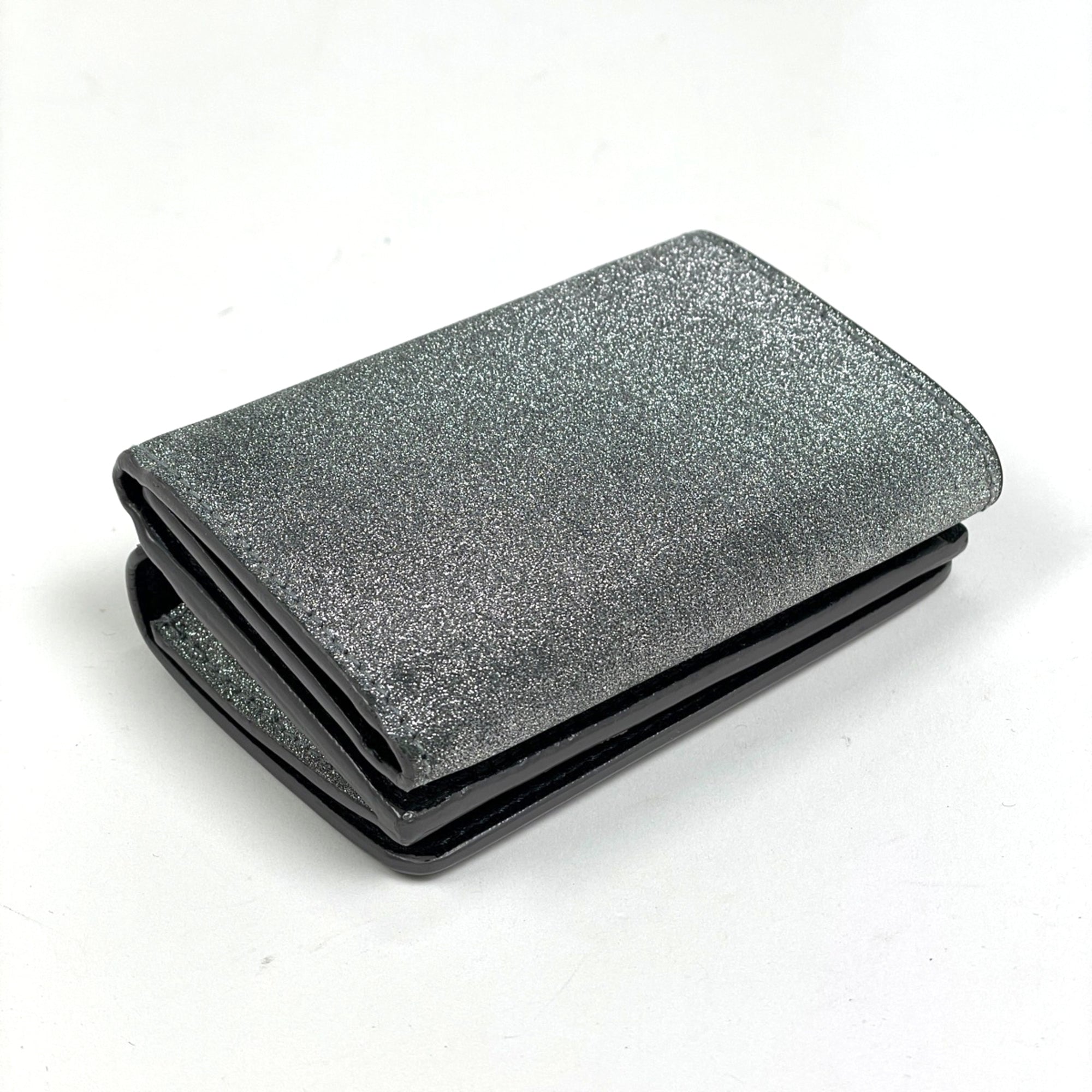 Balenciaga Silver Leather Wallet (Tri-Fold) (Pre-Owned)