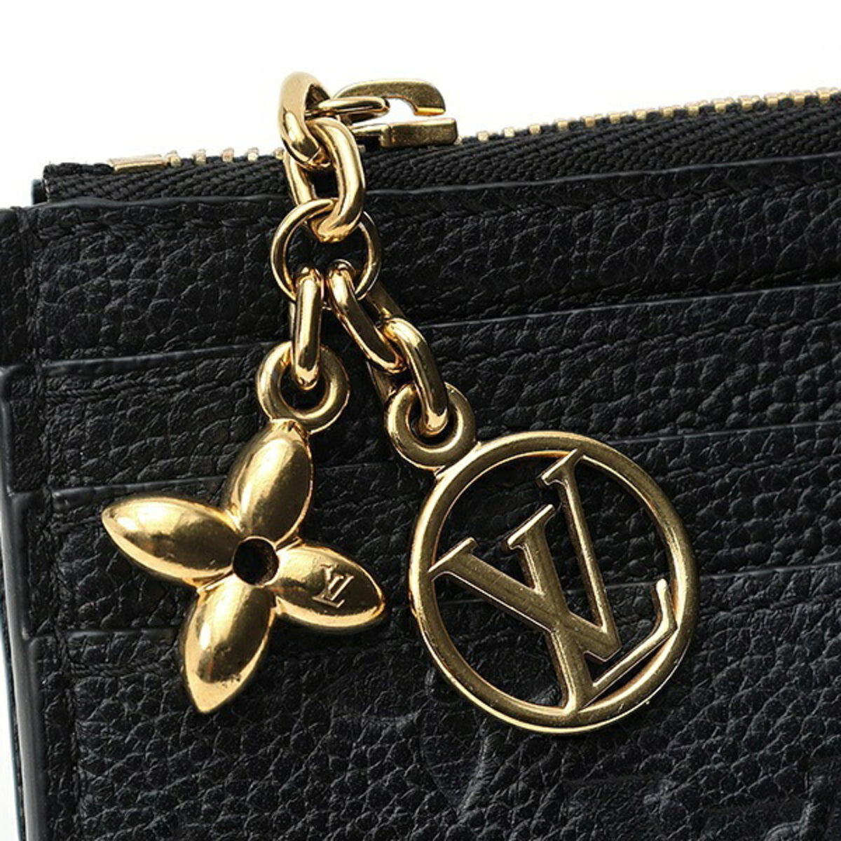 Louis Vuitton Black Monogram Empreinte Leather Coin Purse/Coin Case (Pre-Owned)