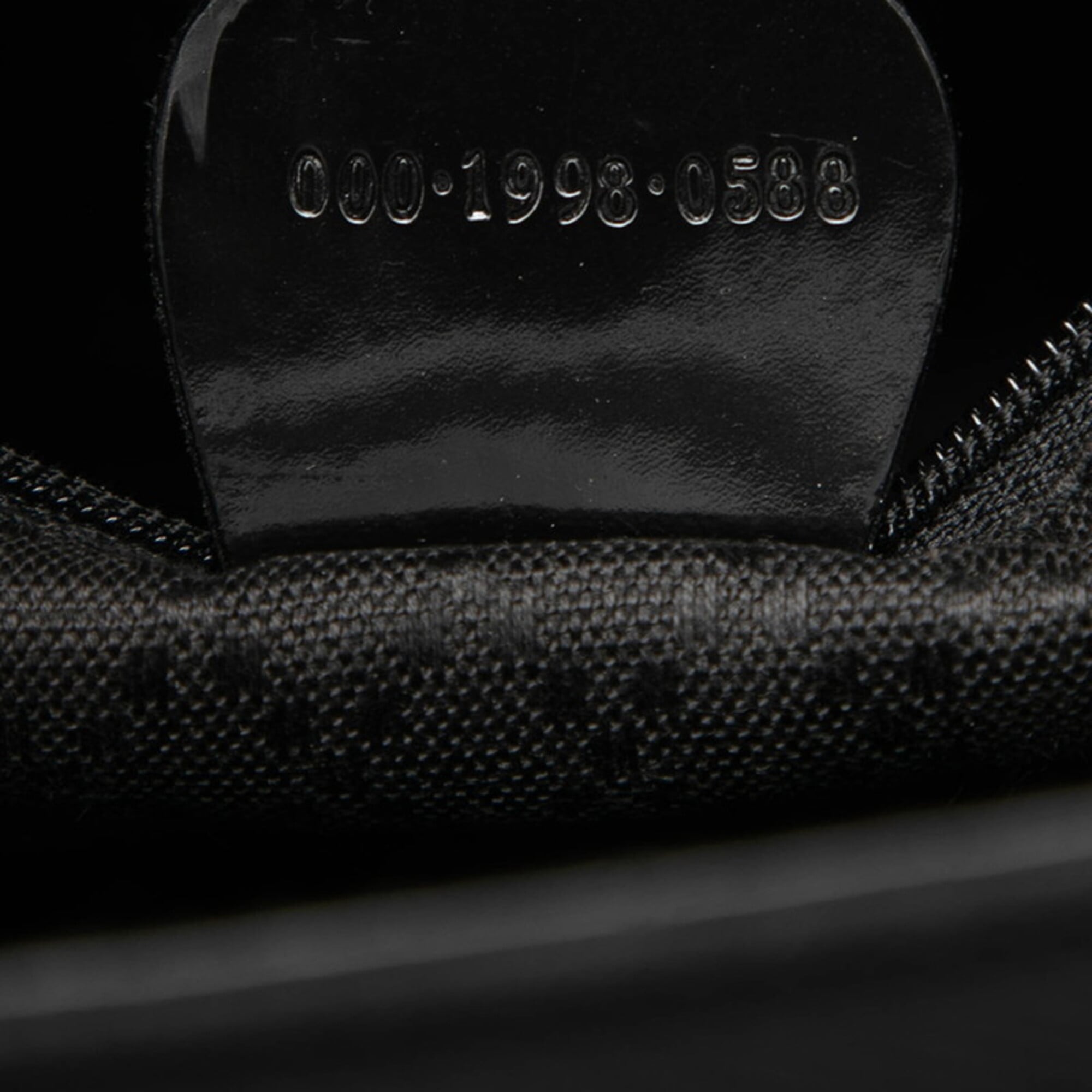 Gucci Black Nylon Leather Shoulder Bag Tote Bag (Pre-Owned)