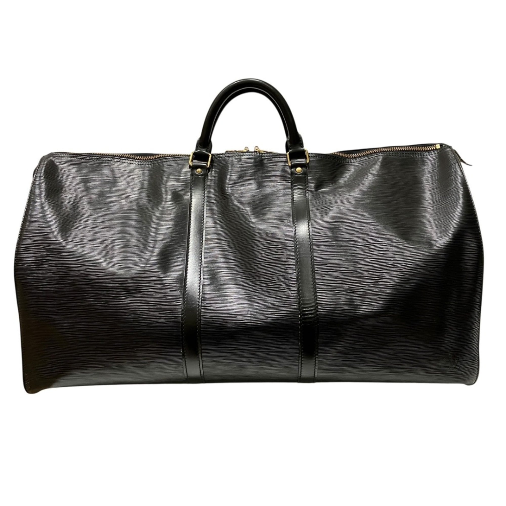 Louis Vuitton Epi Black Epi Leather Boston Bag (Pre-Owned)