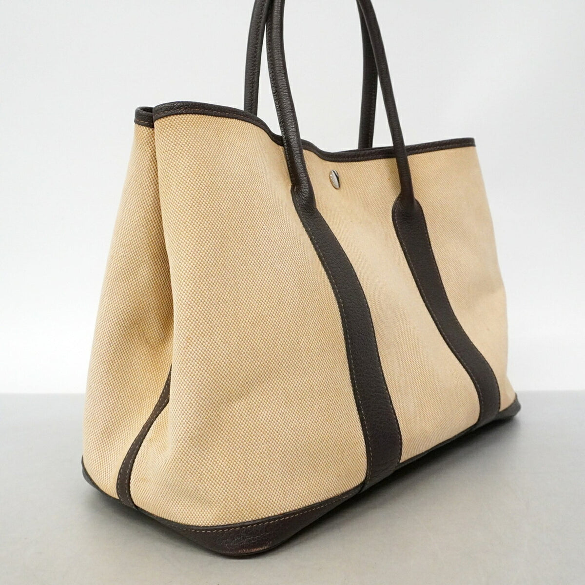 Hermes Brown Toile H Tote Bag (Pre-Owned)