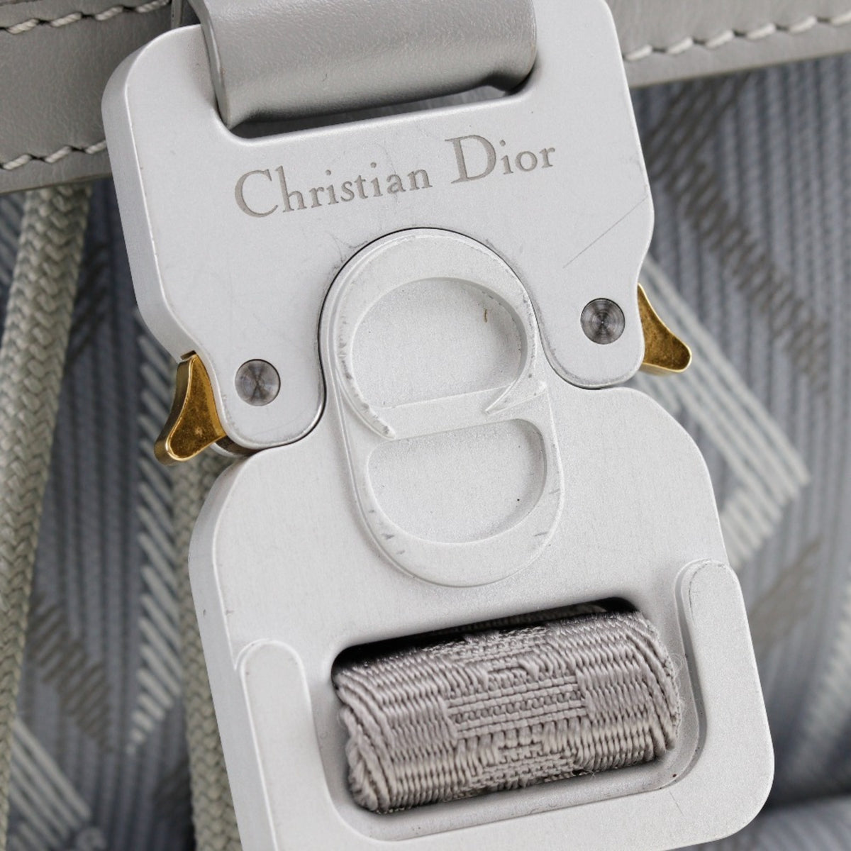 Christian Dior Gray Pvc Backpack (Pre-Owned)