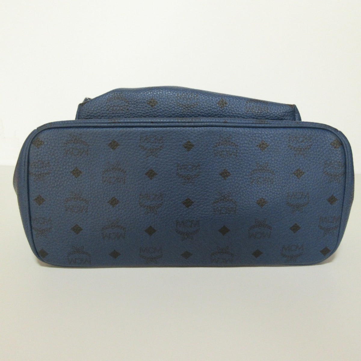 Mcm Visetos Navy Backpack (Pre-Owned)