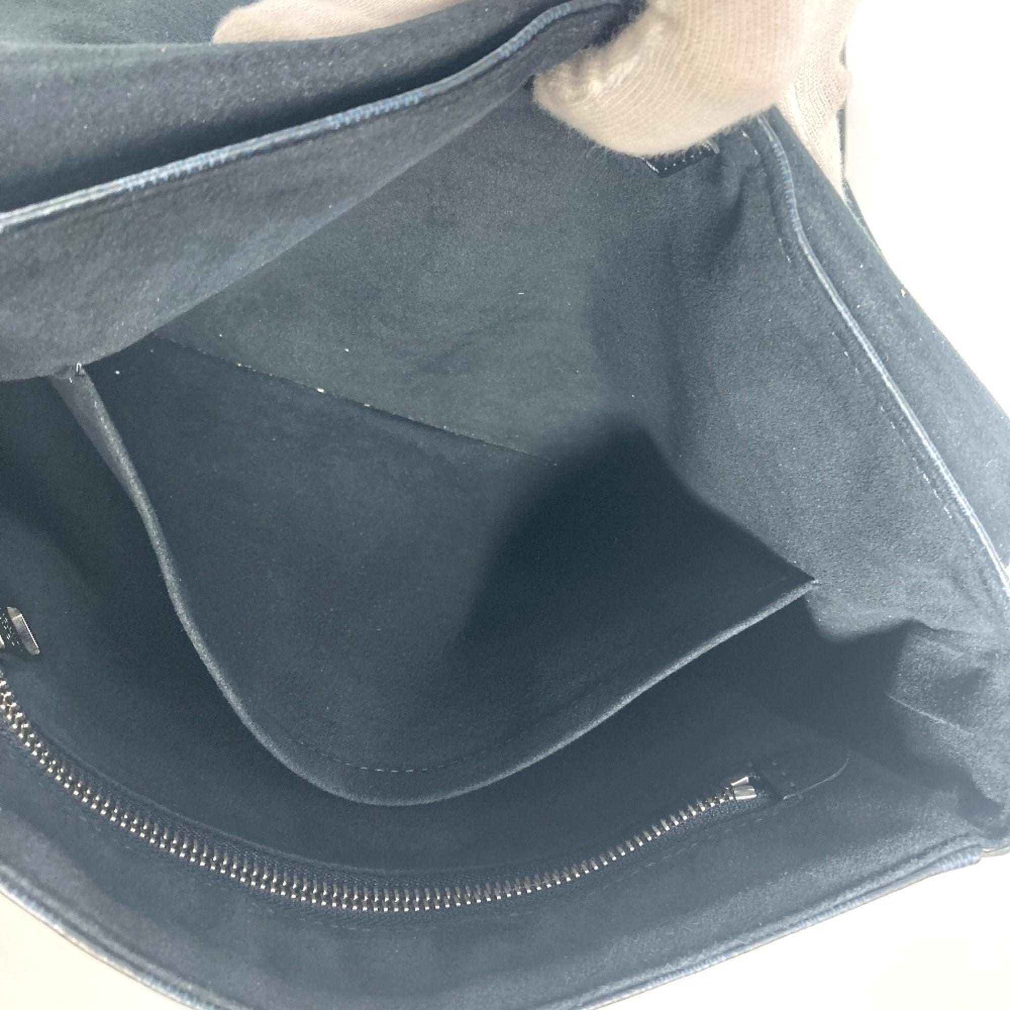 Louis Vuitton Navy Canvas Pochette Shoulder Bag (Pre-Owned)