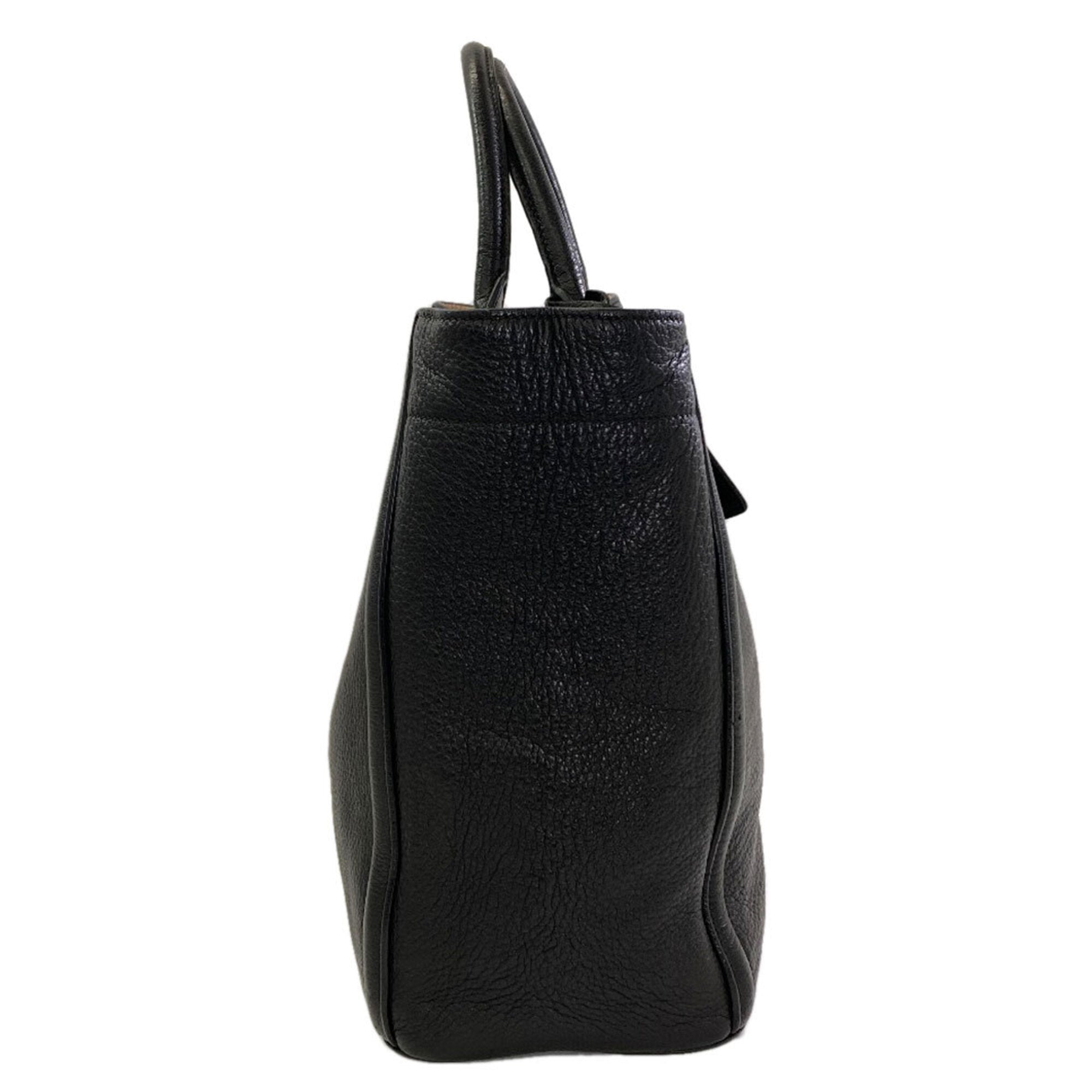 Prada Black Leather Handbag (Pre-Owned)