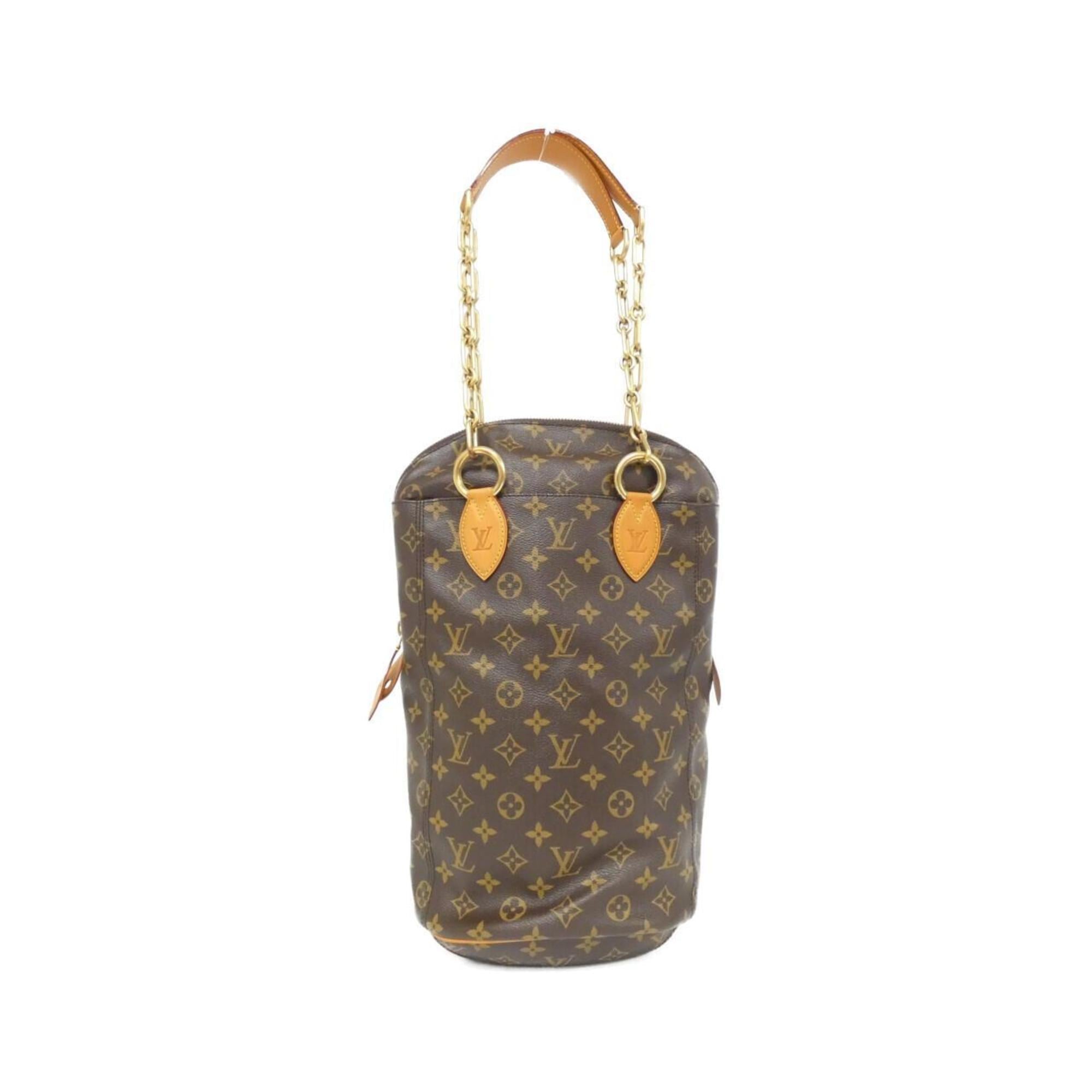 Louis Vuitton Marron Coated Canvas Handbag Shoulder Bag (Pre-Owned)