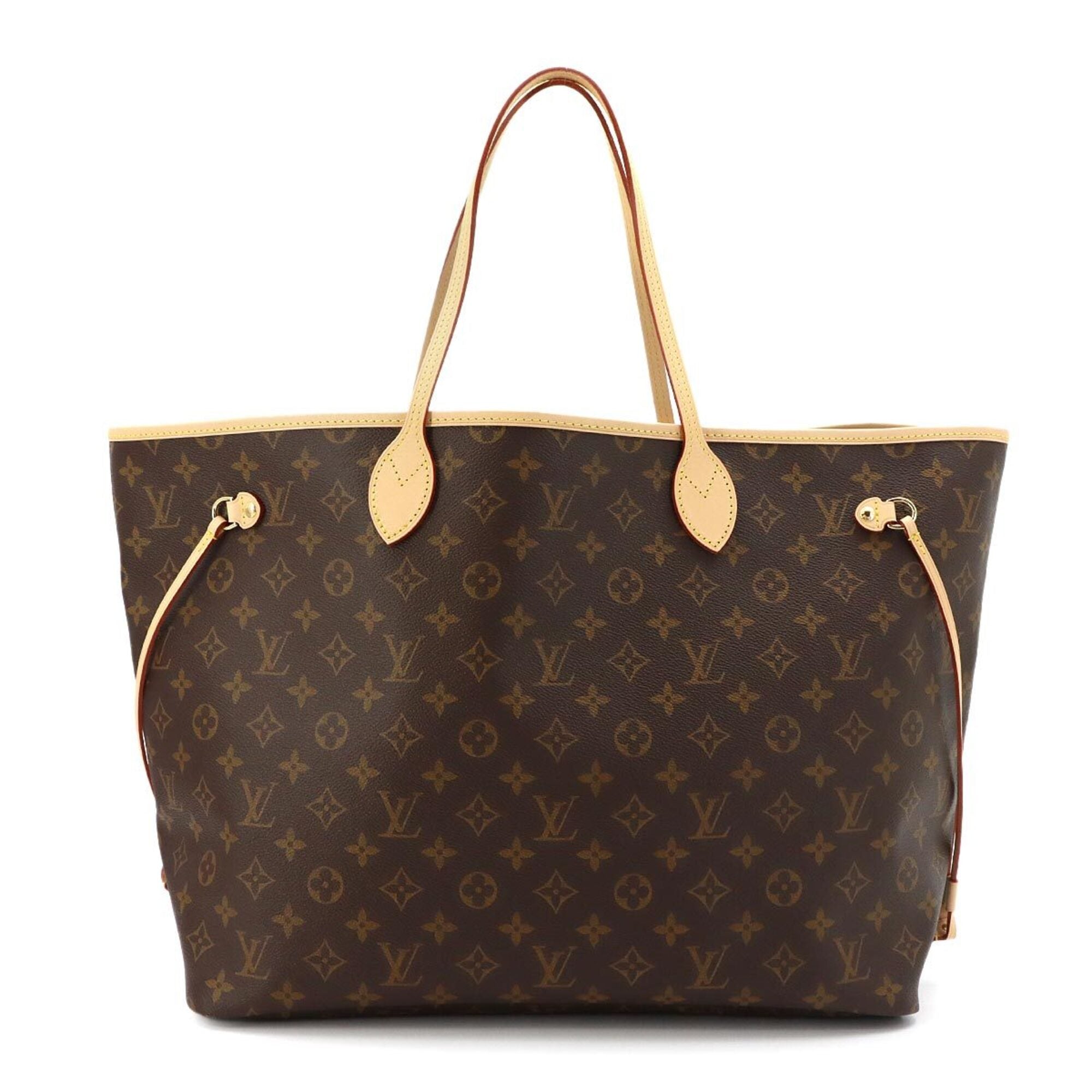 Louis Vuitton Beige Brown Monogram Monogram Handbag Tote Bag (Pre-Owned)