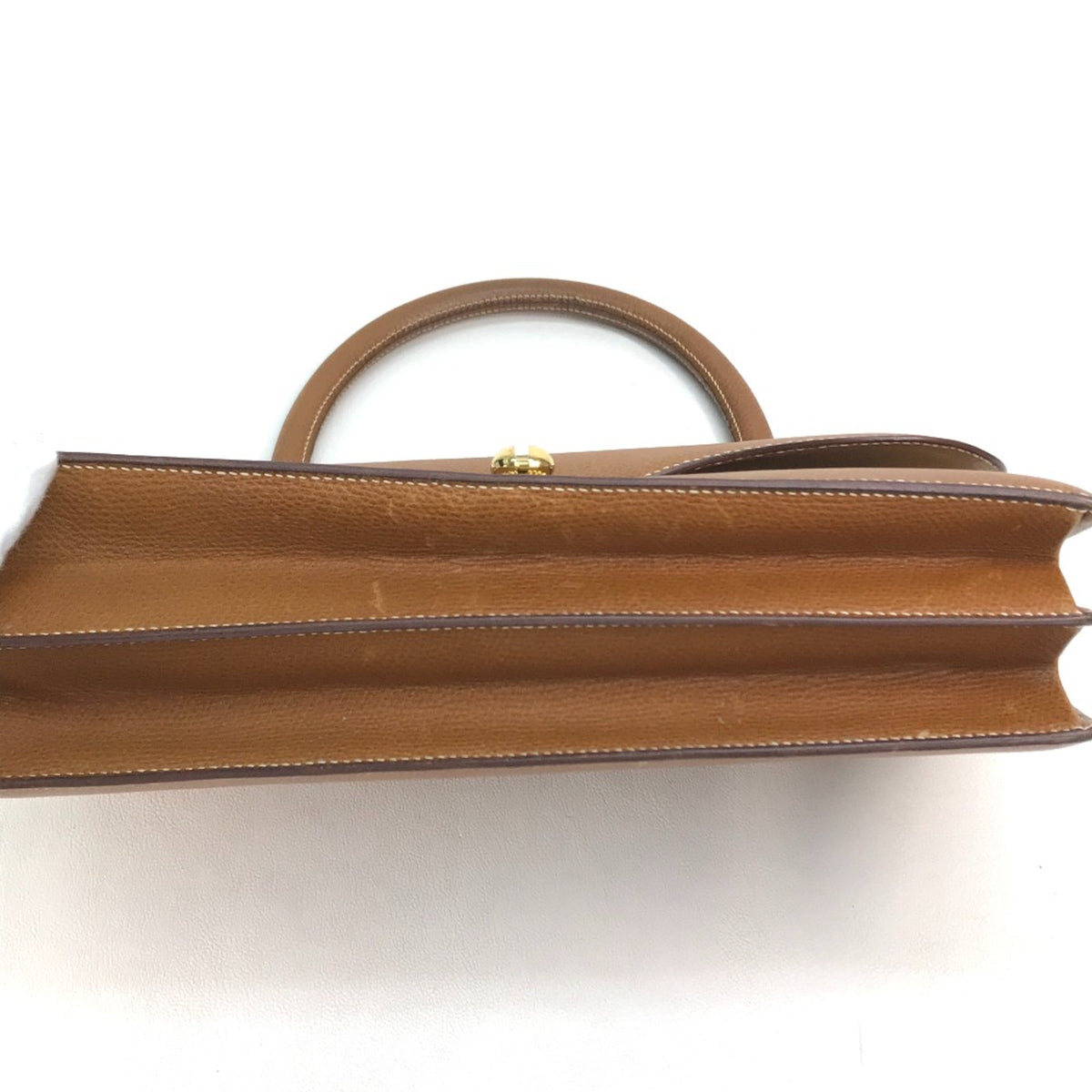 Hermes Brown Leather Handbag (Pre-Owned)