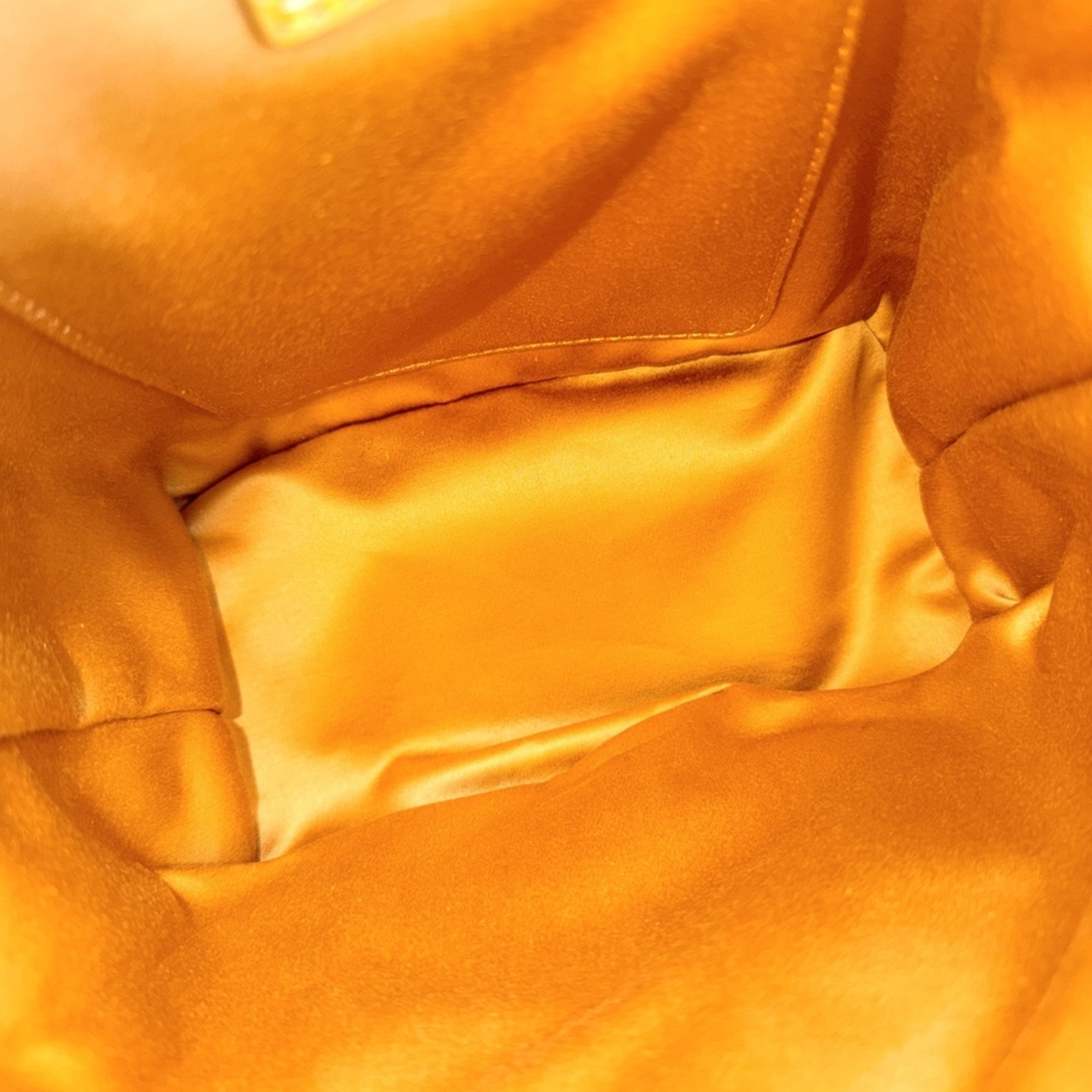 Miu Miu Yellow Leather Backpack Handbag (Pre-Owned)