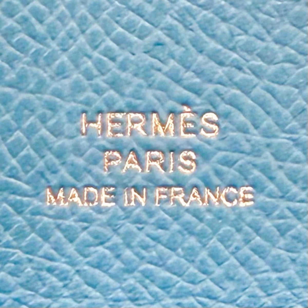 Hermes Celeste Epsom Leather Wallet (Bi-Fold) (Pre-Owned)