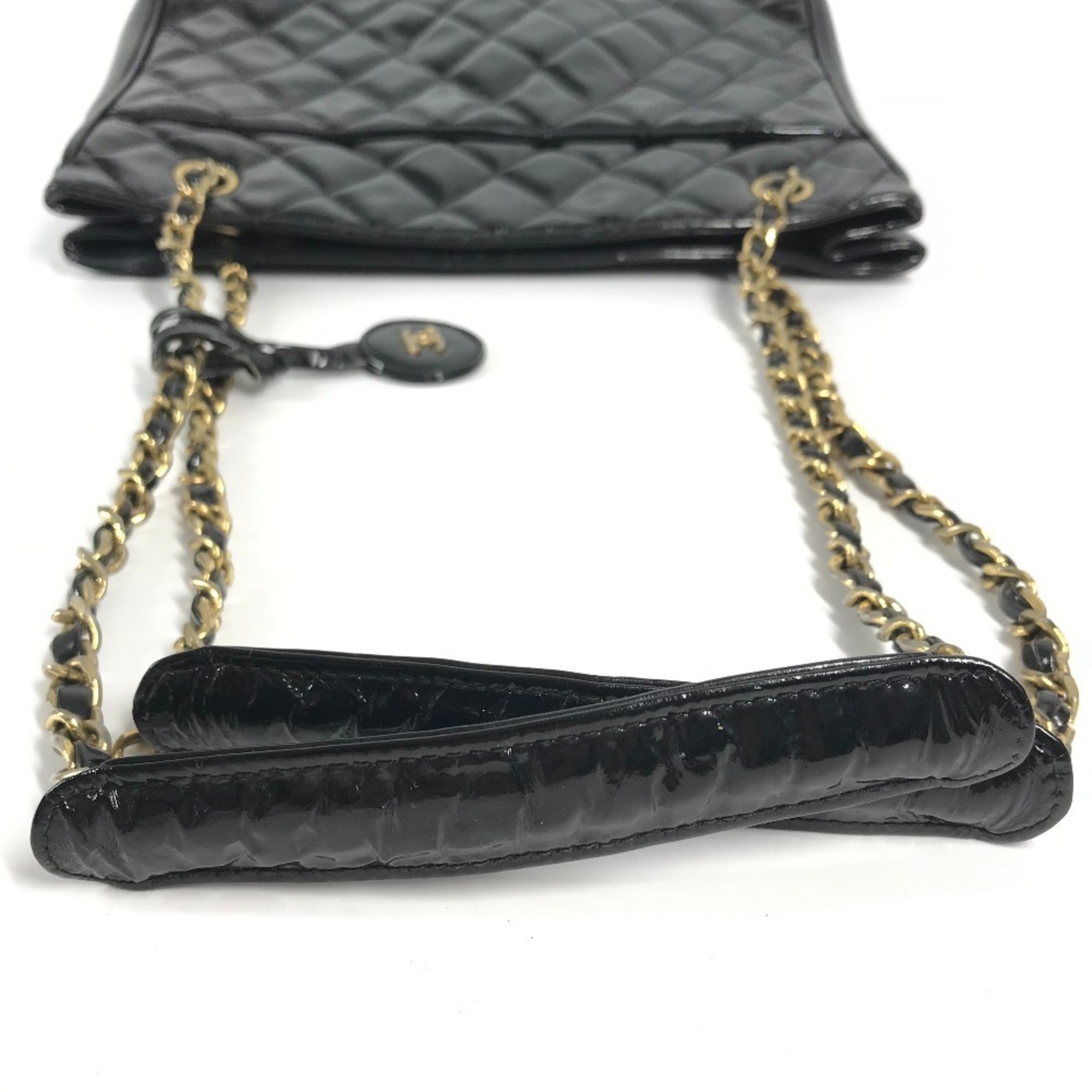 Chanel Black Quilting Shoulder Bag Tote Bag (Pre-Owned)
