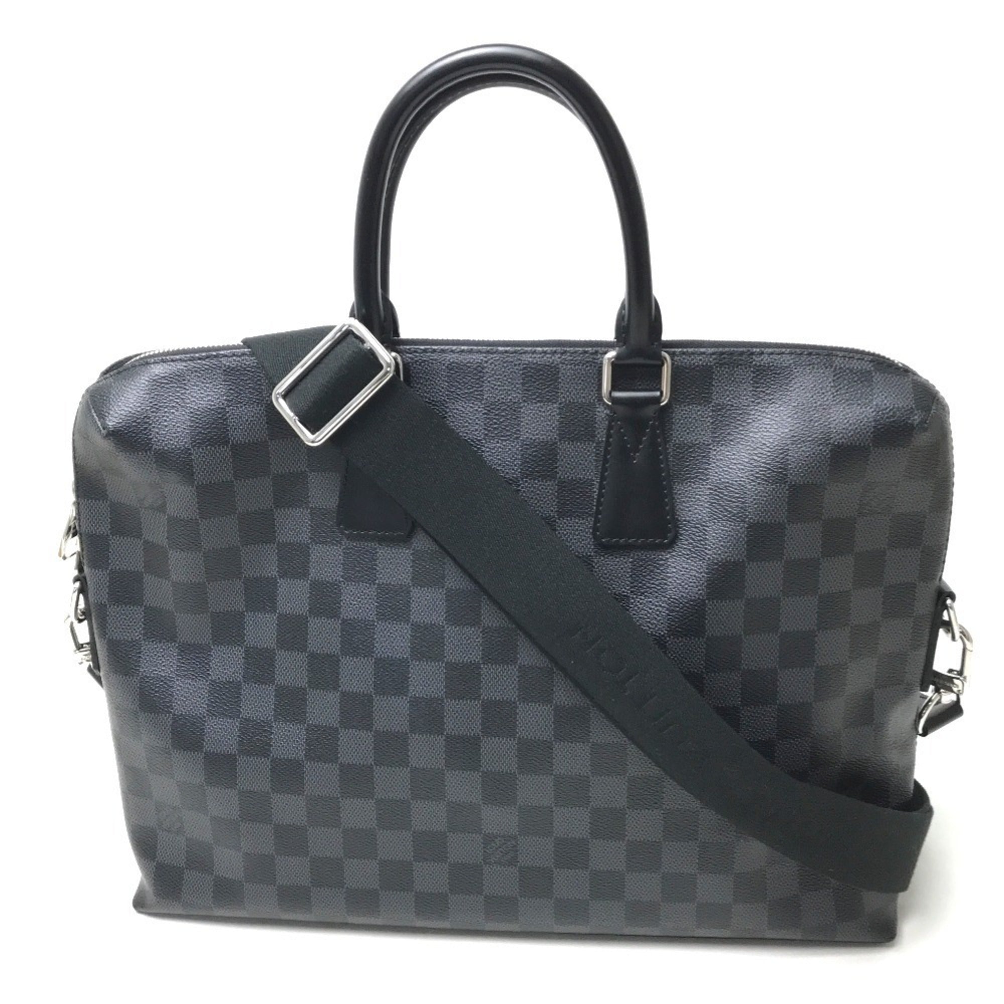 Louis Vuitton Damier Graphite Black Damier Graphite Briefcase (Pre-Owned)