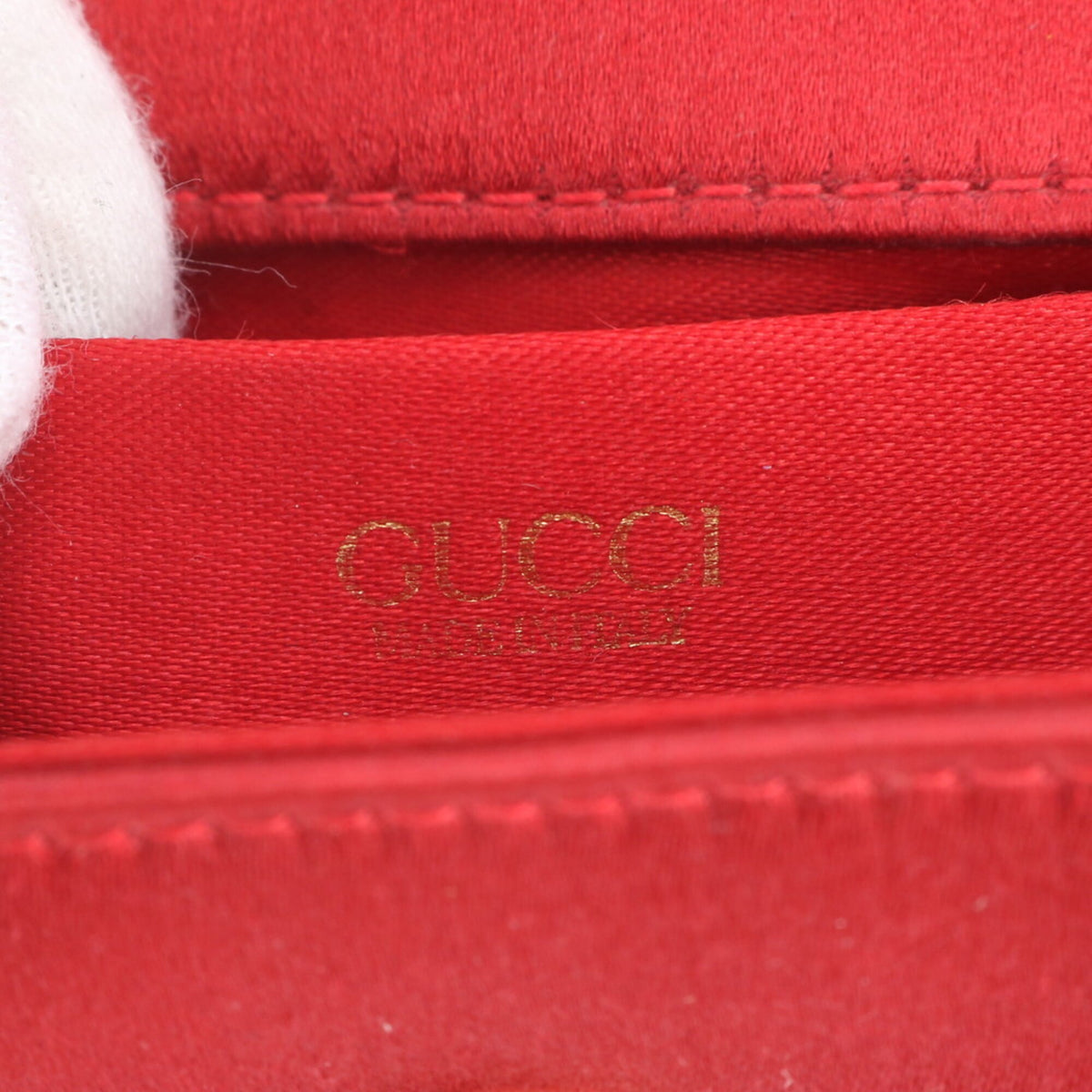 Gucci Red Color Handbag Shoulder Bag (Pre-Owned)