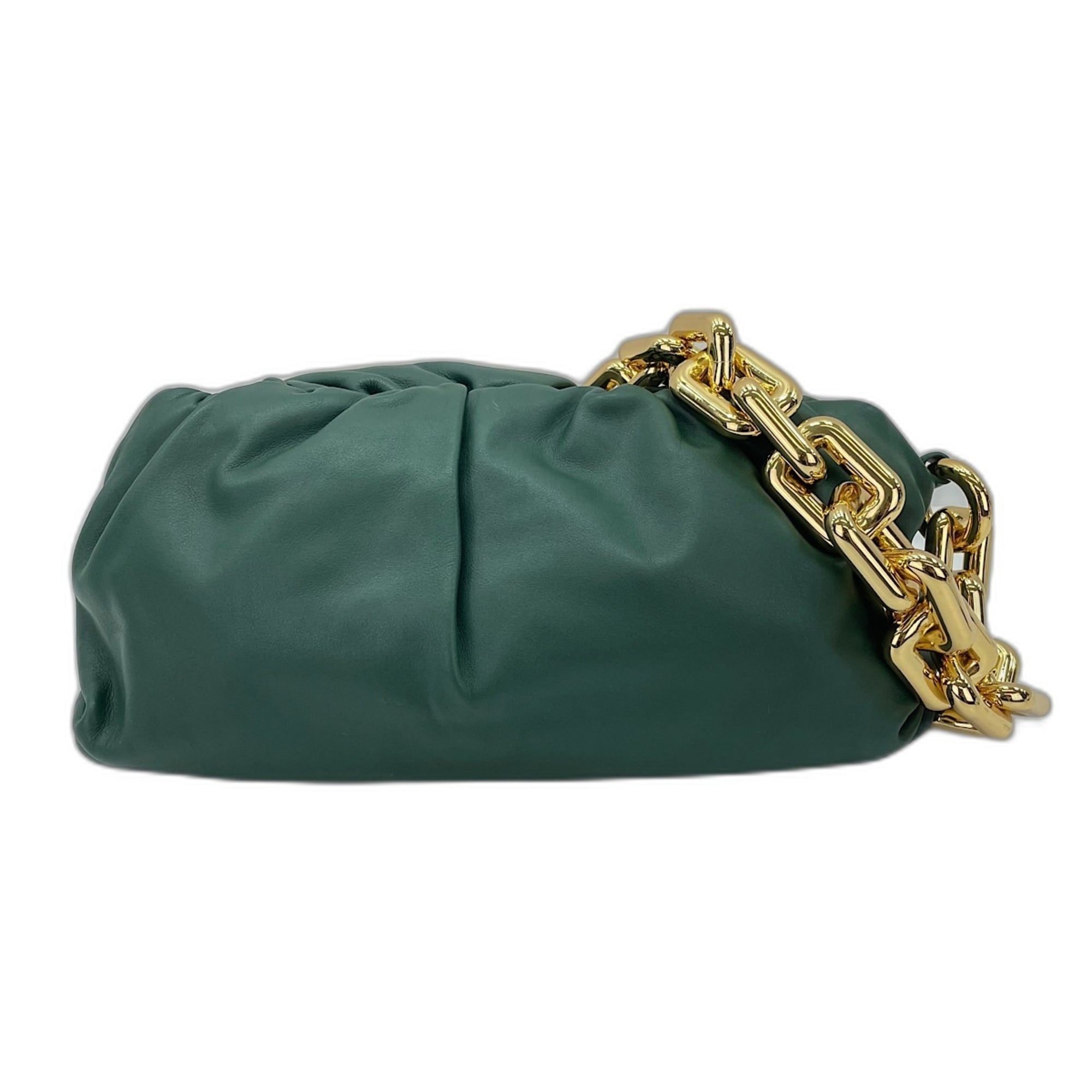 Bottega Veneta Green Pouch Shoulder Bag (Pre-Owned)