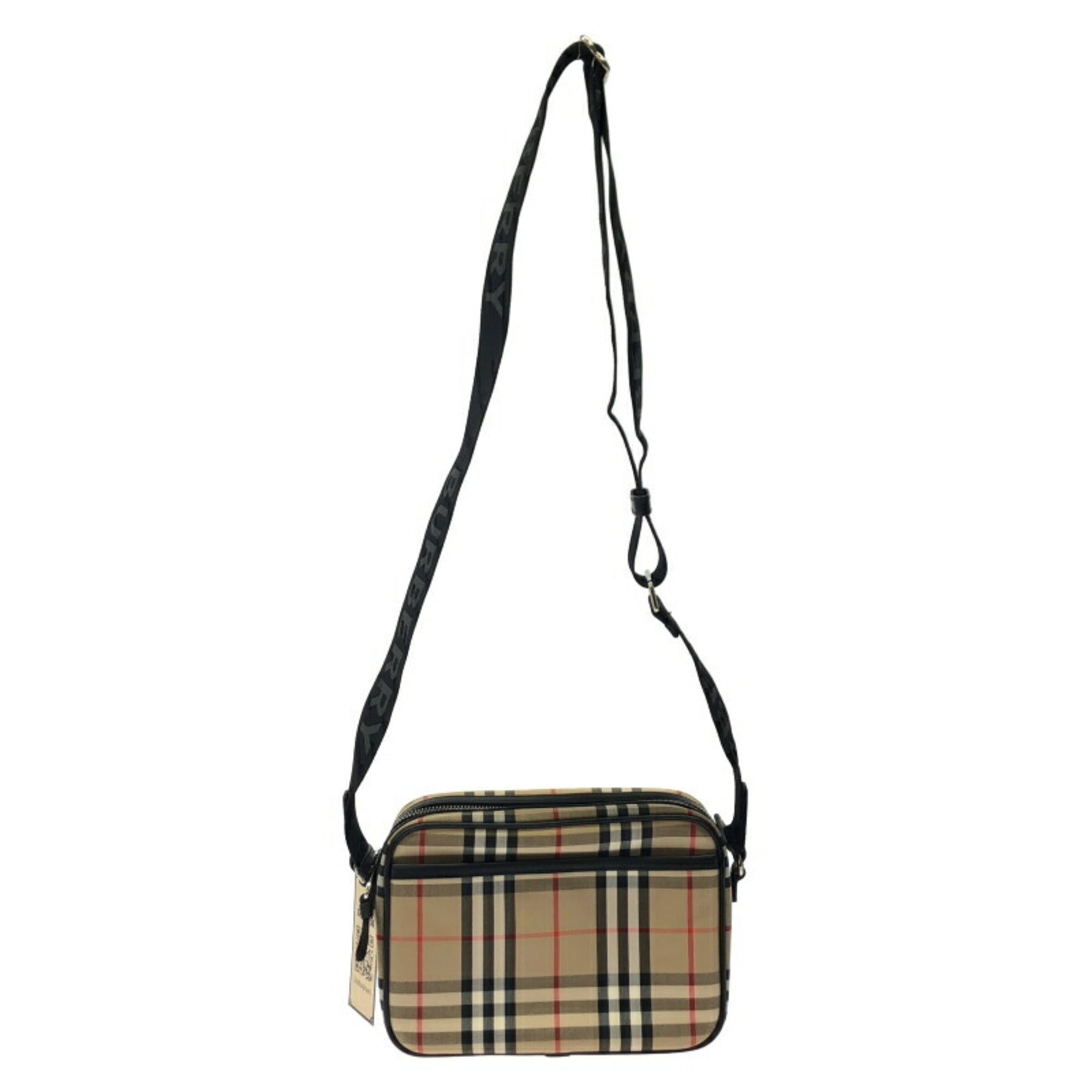Burberry Beige Briefcase Shoulder Bag Sling Bag (Pre-Owned)