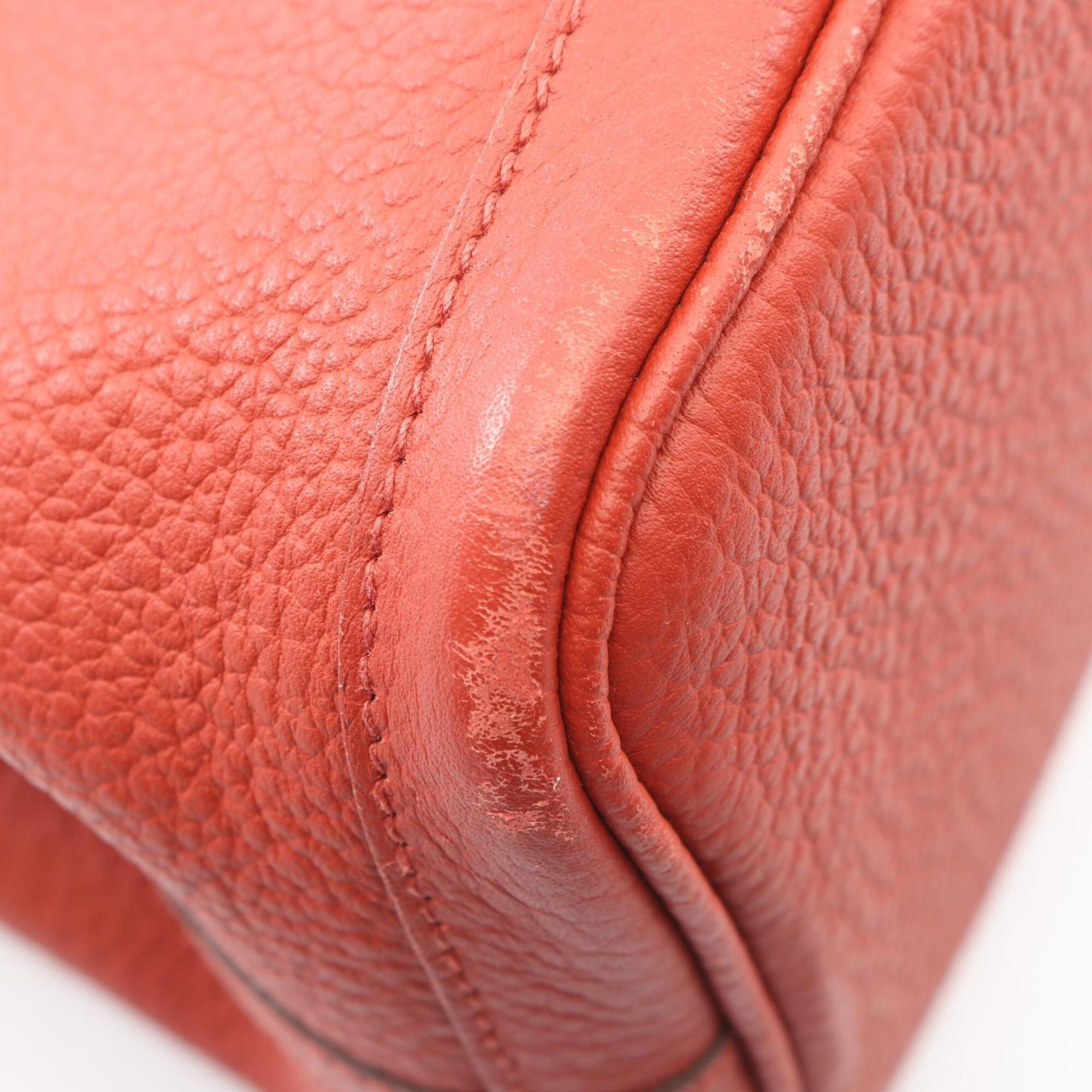 Hermes Bordeaux Country Leather Leather Handbag Tote Bag (Pre-Owned)