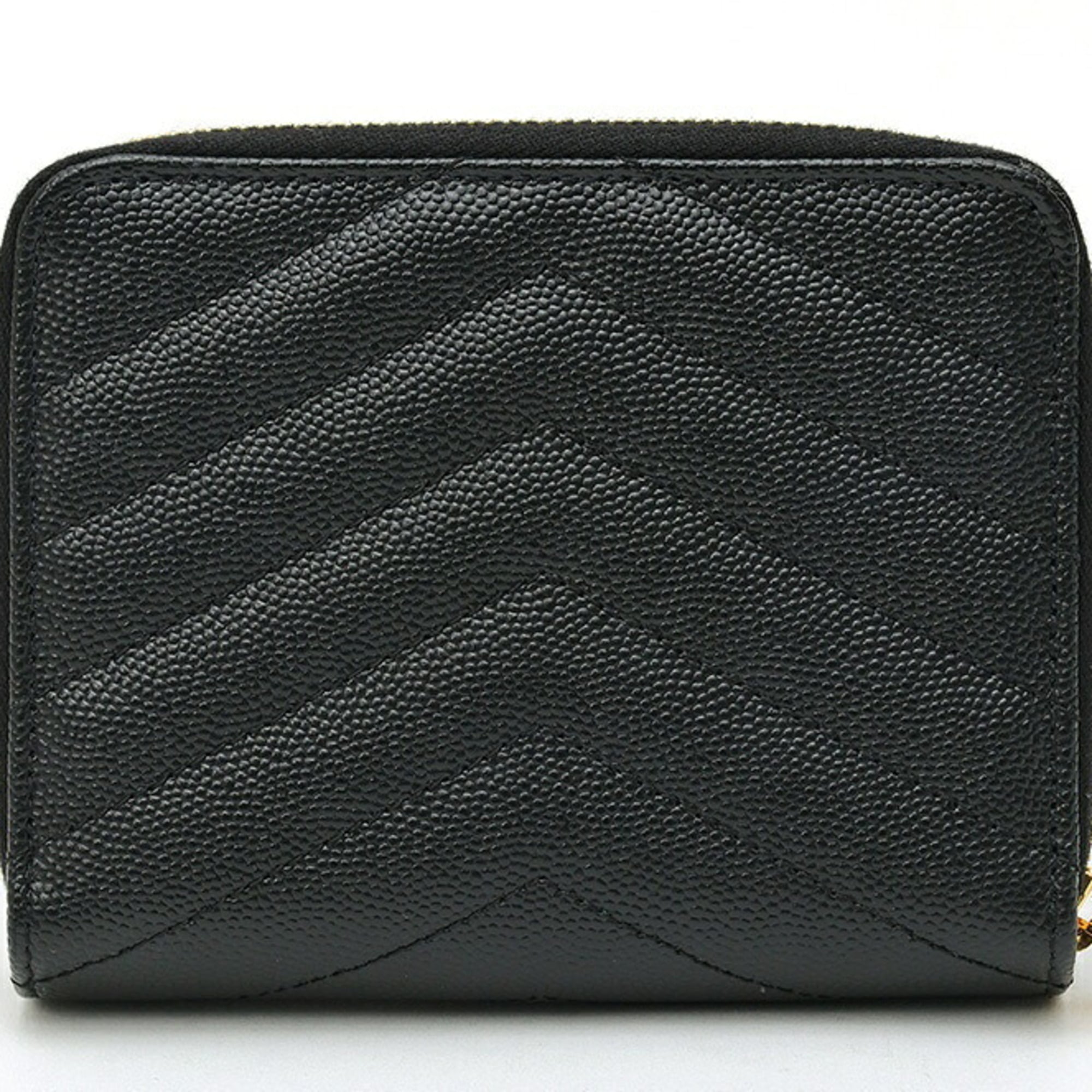 Saint Laurent Black Leather Wallet (Bi-Fold) (Pre-Owned)