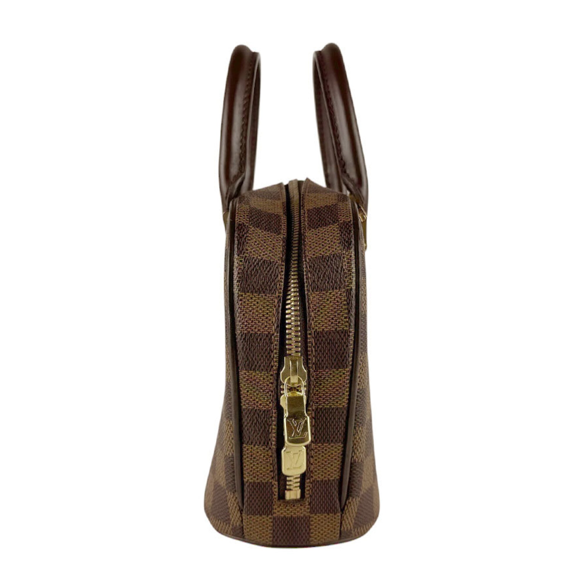 Louis Vuitton Ebene Damier Canvas Handbag (Pre-Owned)
