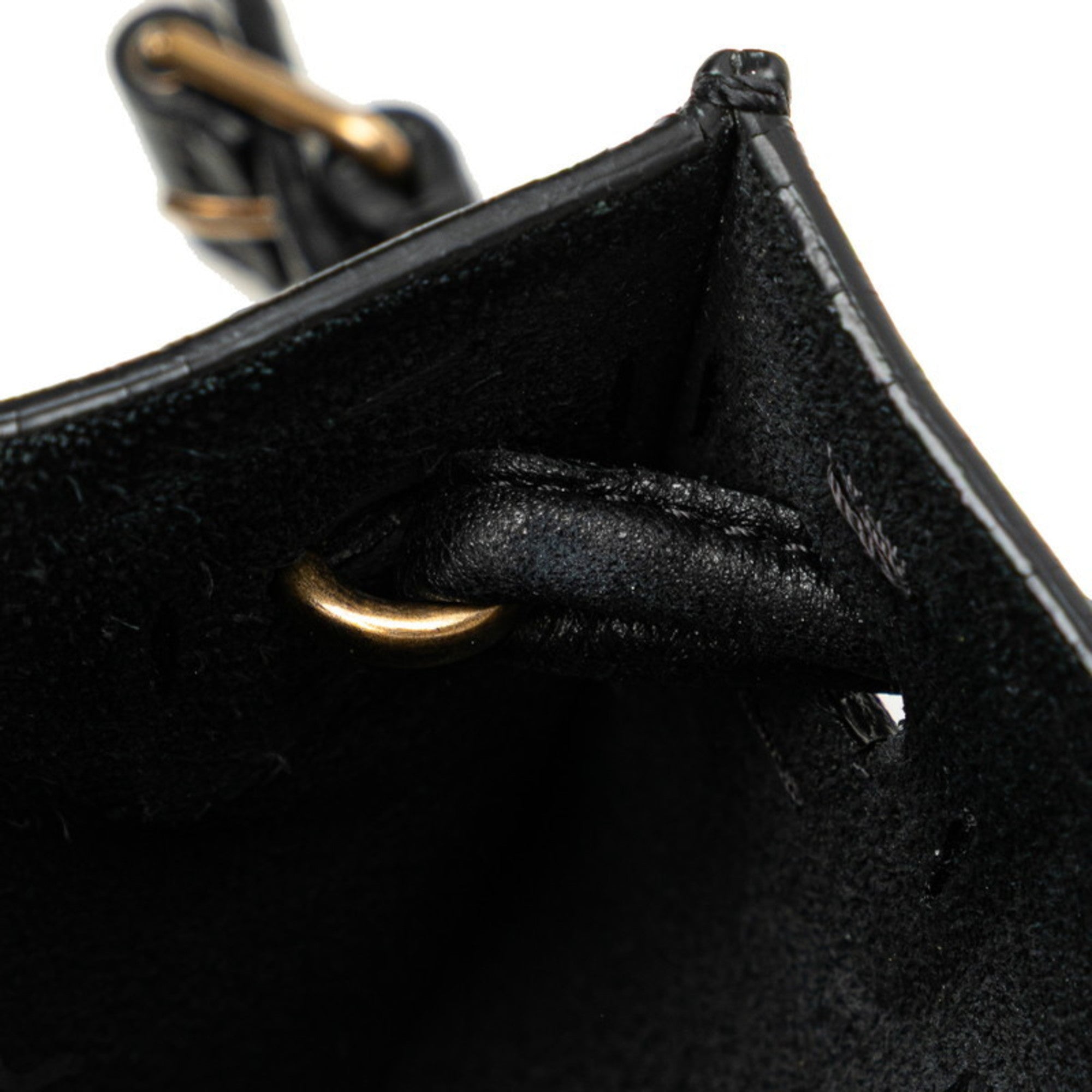 Valentino Garavani Black Leather Shoulder Bag (Pre-Owned)