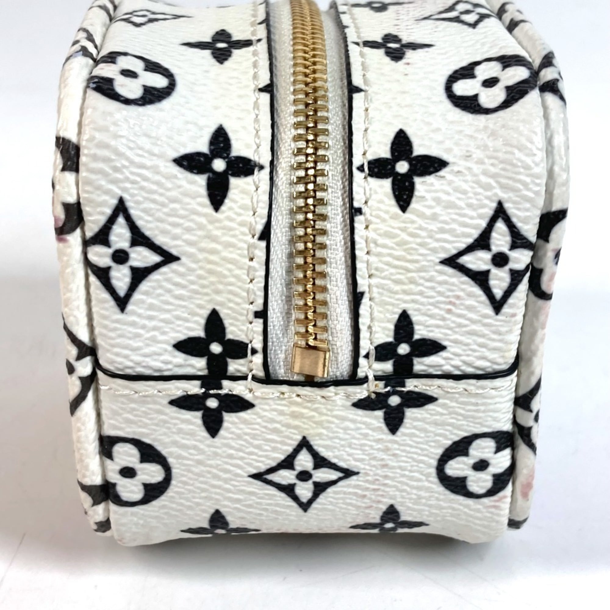 Louis Vuitton Purple White Yellow Monogram Handbag Pouch (Pre-Owned)