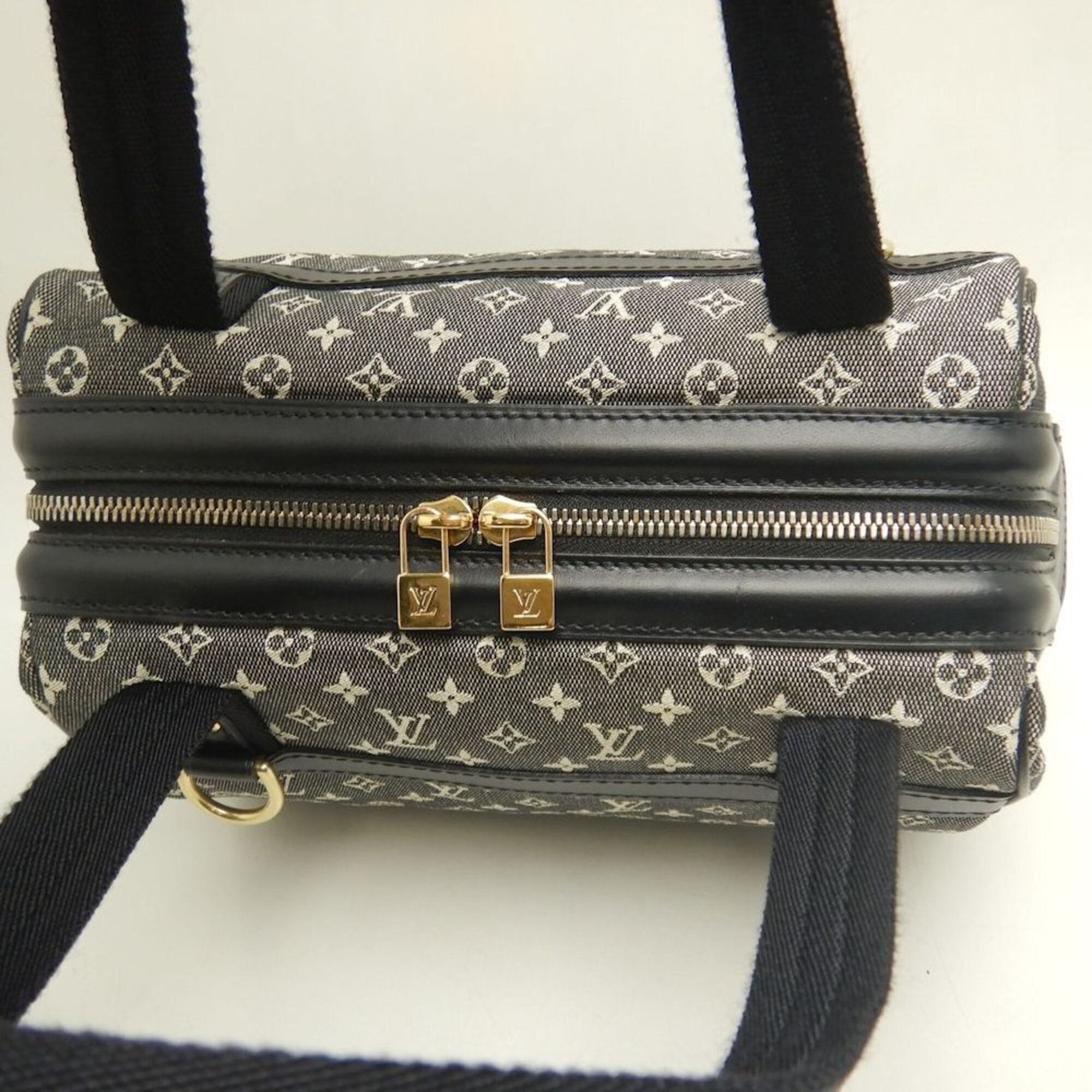 Louis Vuitton Monogram Mini Noir Canvas Handbag (Pre-Owned)