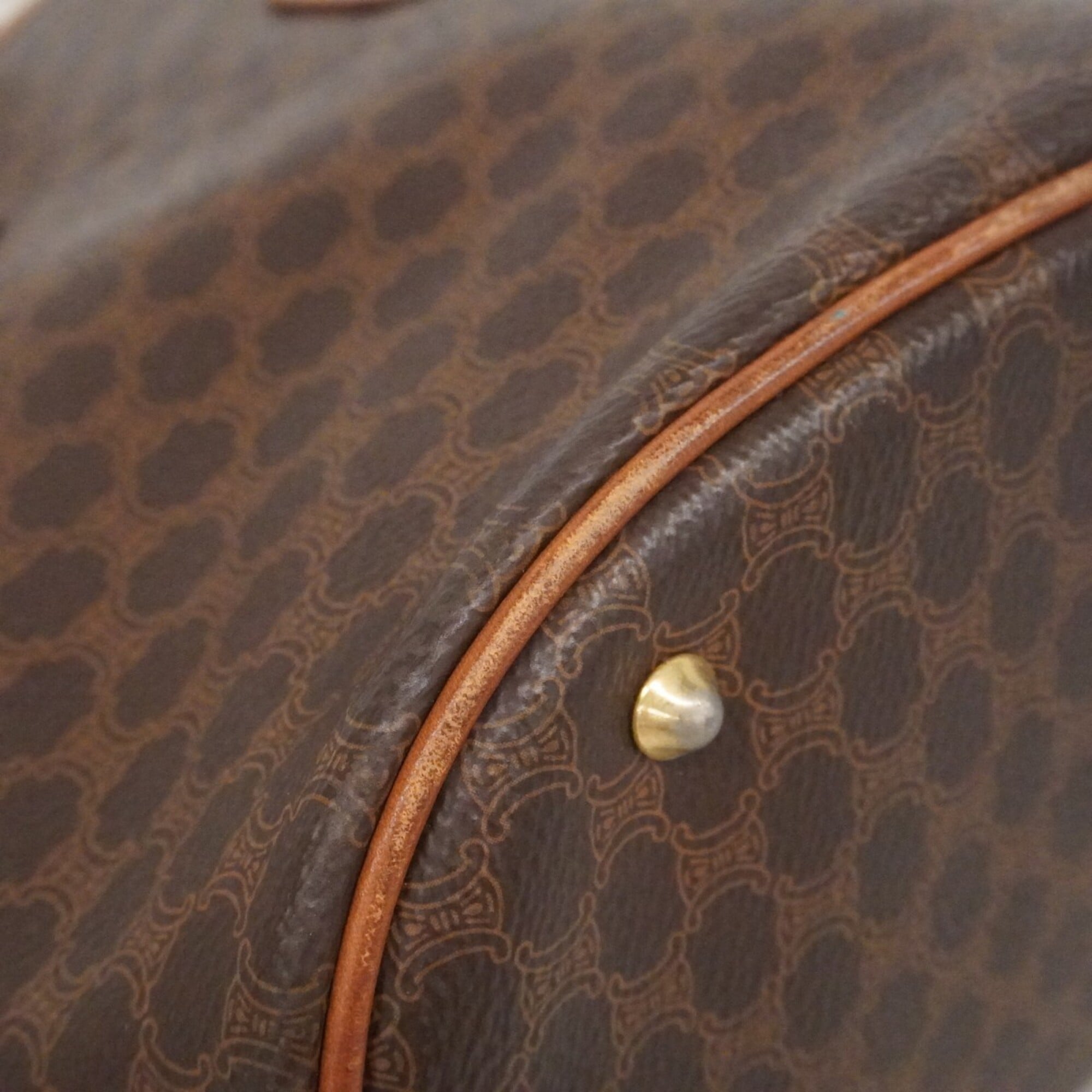 Celine Brown Pvc Tote Bag (Pre-Owned)