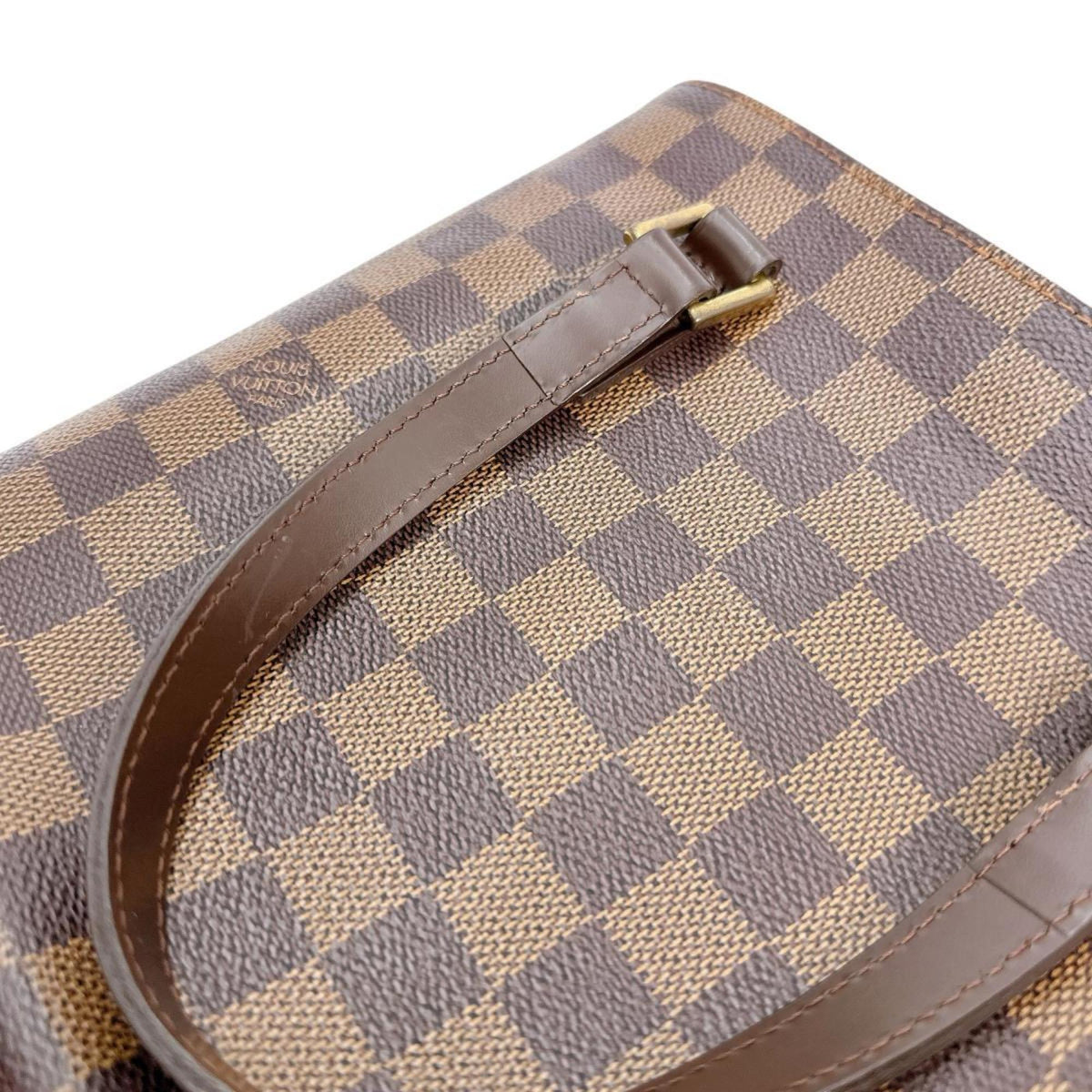 Louis Vuitton Damier Brown Damier Canvas Damier Canvas Handbag (Pre-Owned)