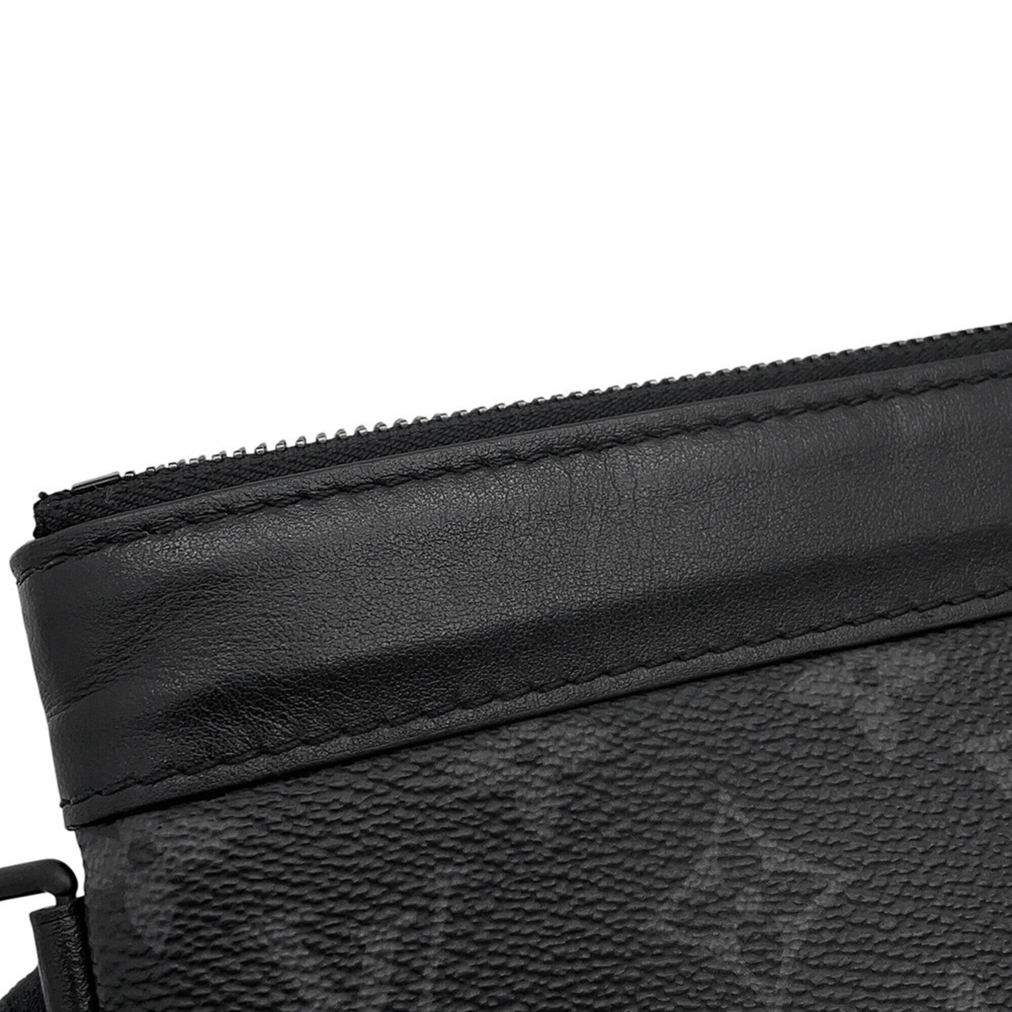 Louis Vuitton Black Monogram Eclipse Noir Monogram Eclipse Clutch Bag Handbag Pochette (Pre-Owned)