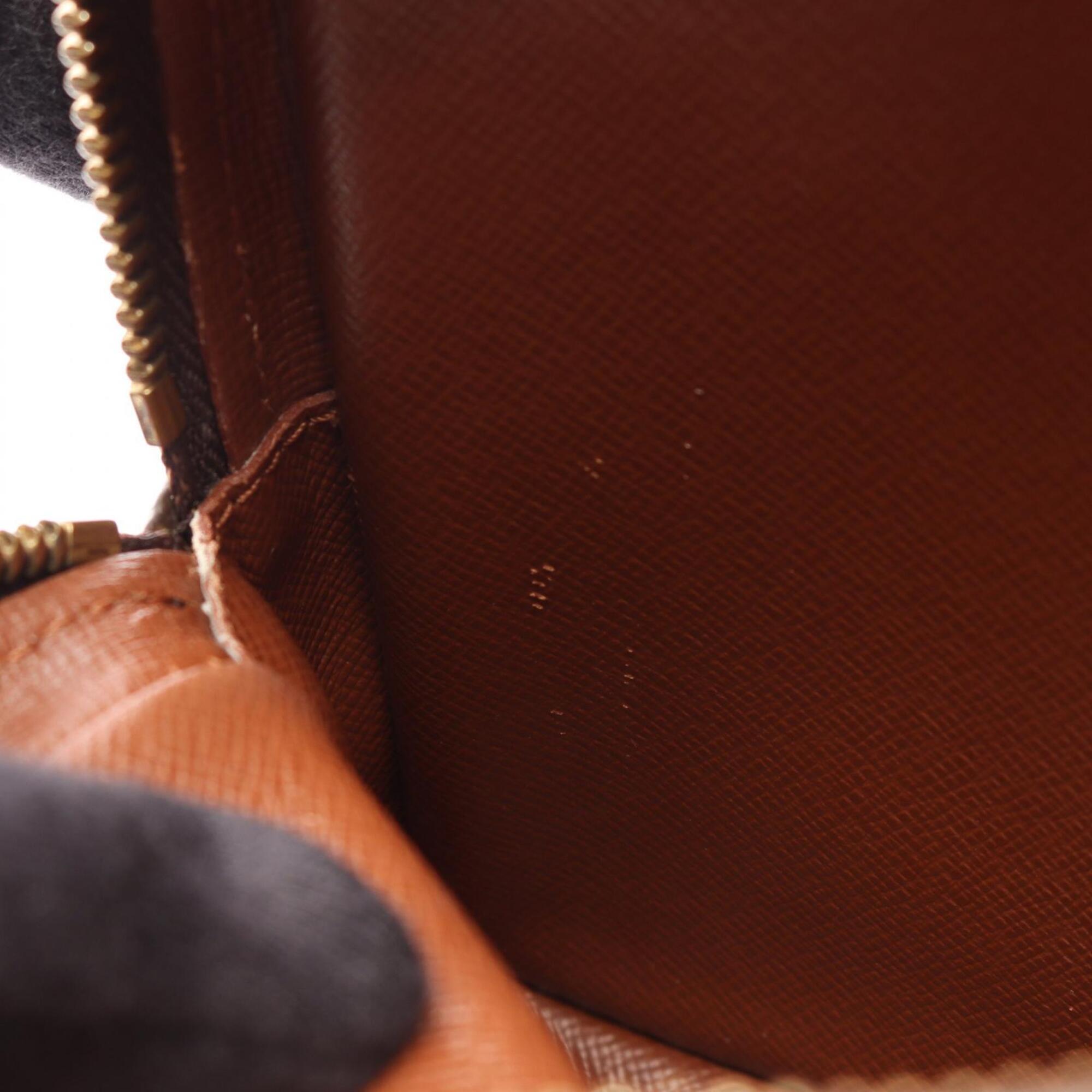Louis Vuitton Brown Coated Canvas Pvc Monogram Leather Handbag Shoulder Bag (Pre-Owned)