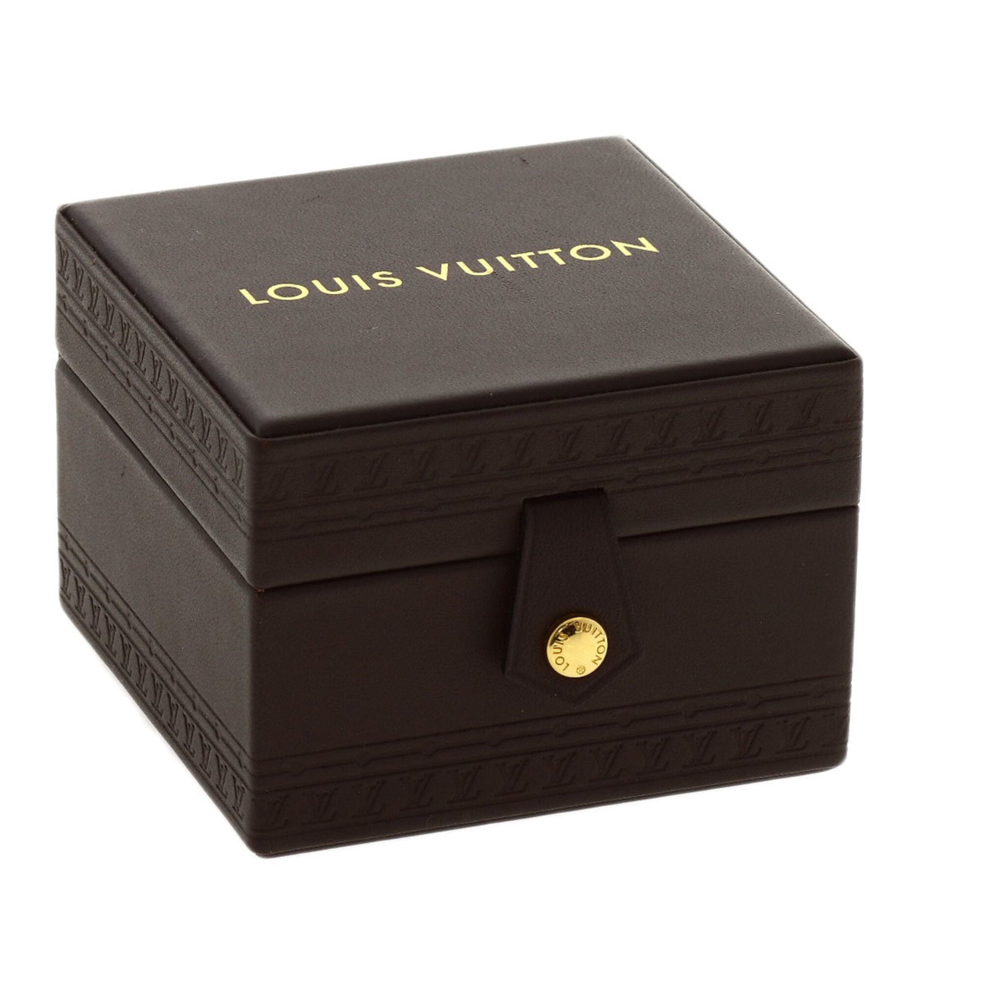 Louis Vuitton Ceramic Platinum 950 Band Ring (Pre-Owned)