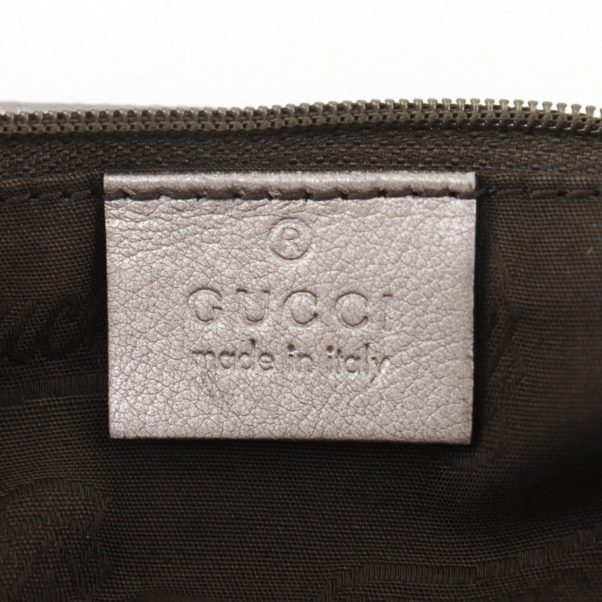 Gucci Bronze Gg Imprimé Shoulder Bag (Pre-Owned)