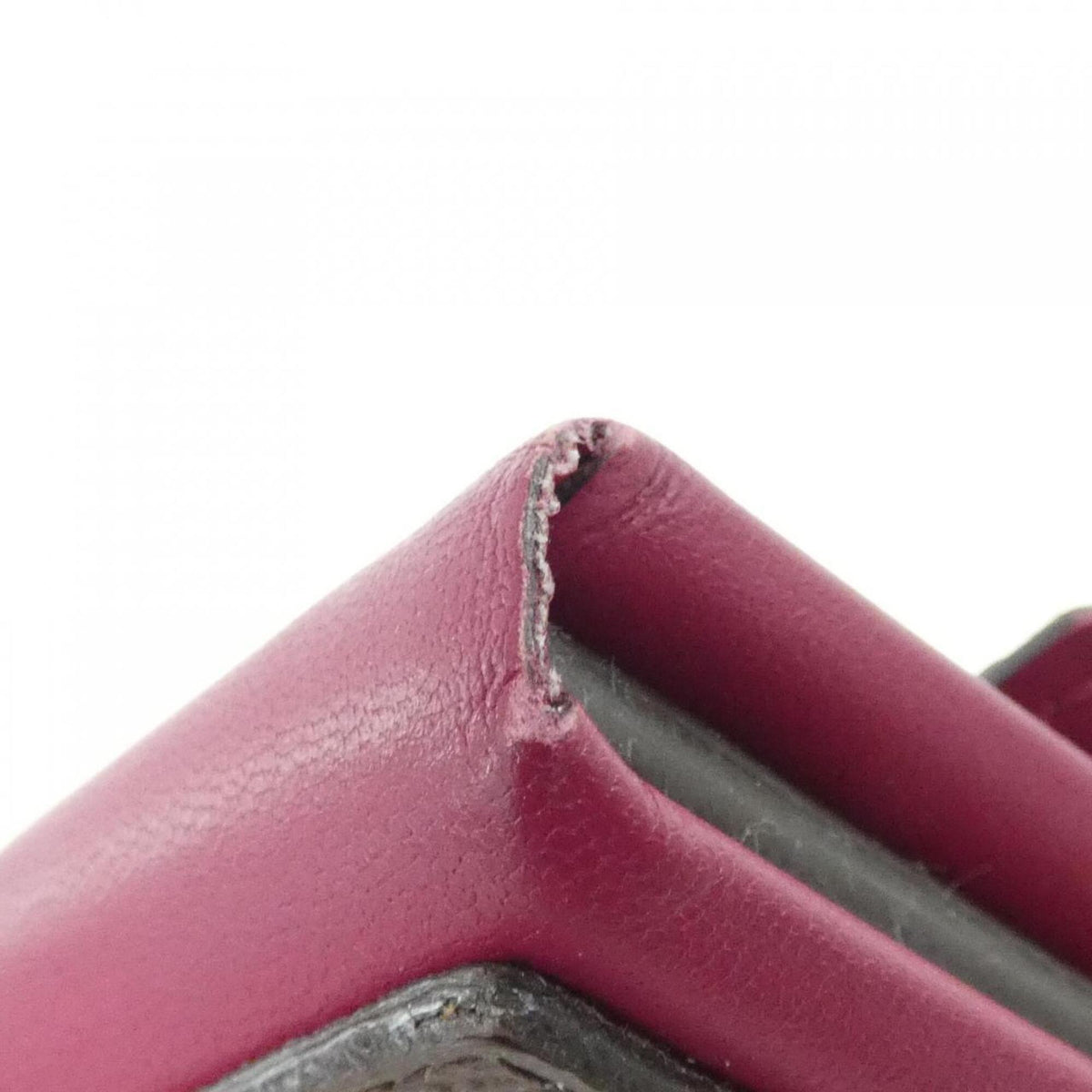 Louis Vuitton Brown Fuchsia Coated Canvas Long Wallet (Bi-Fold) (Pre-Owned)