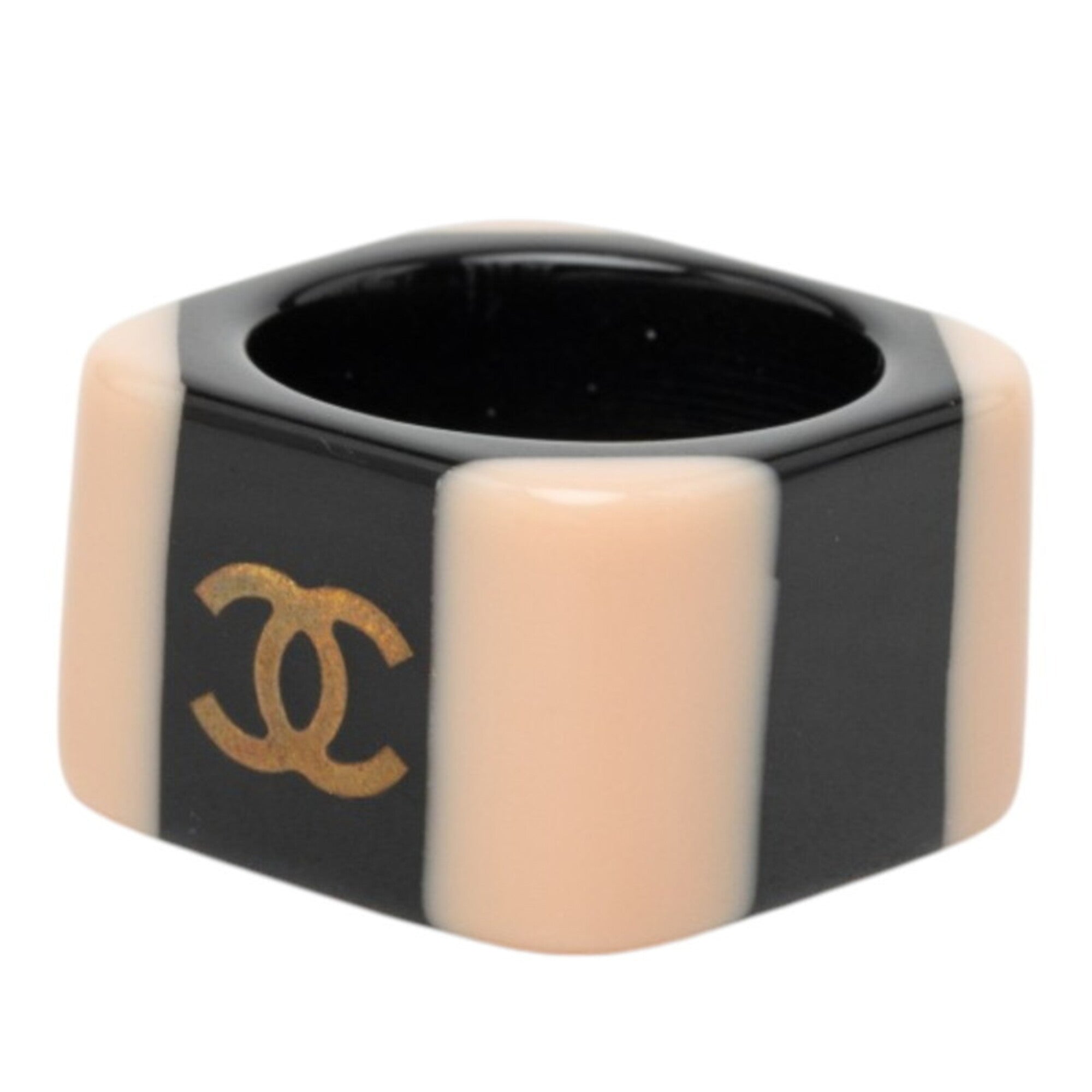 Chanel Plastic Band Ring (Pre-Owned)