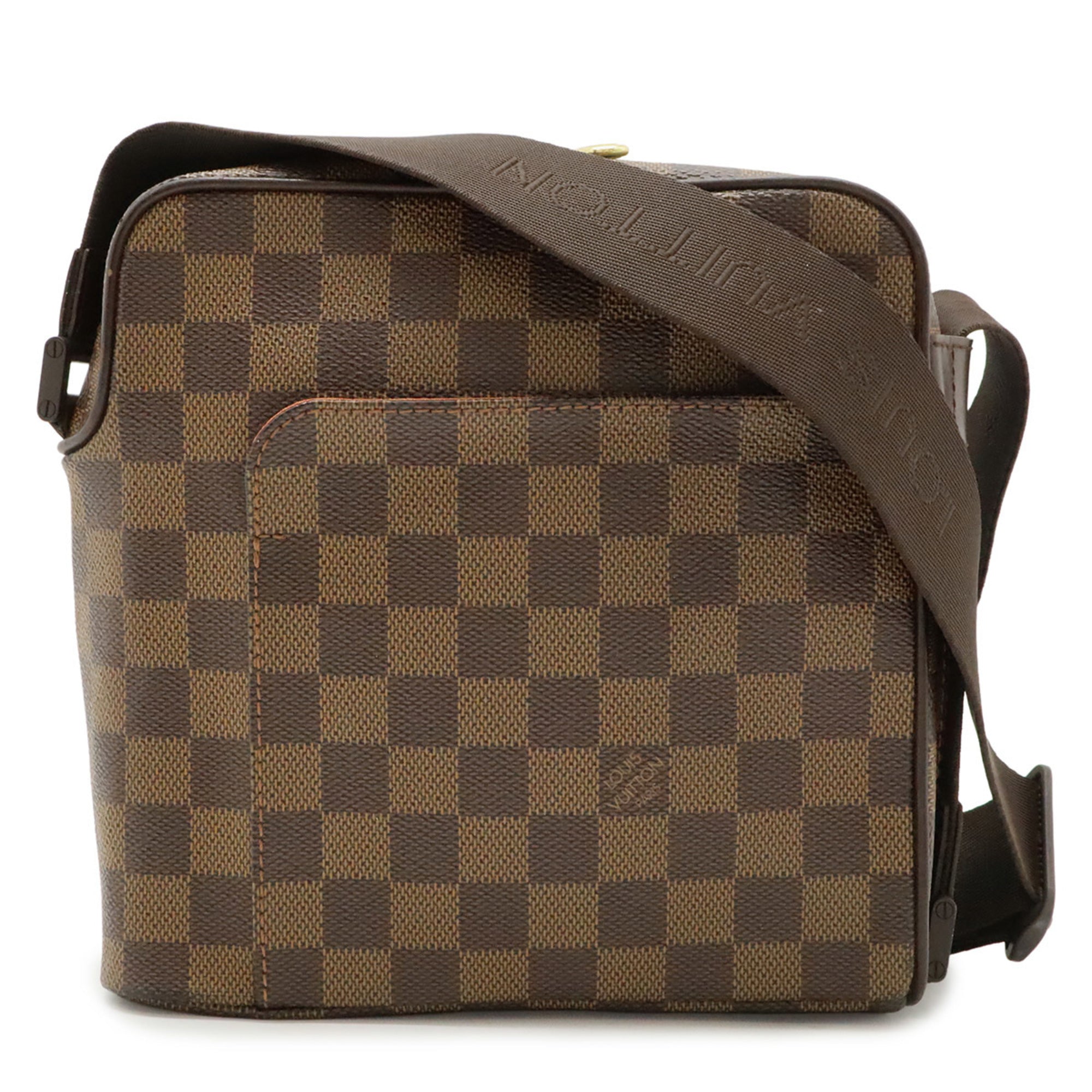 Louis Vuitton Brown Damier Canvas Pvc Pochette Shoulder Bag (Pre-Owned)